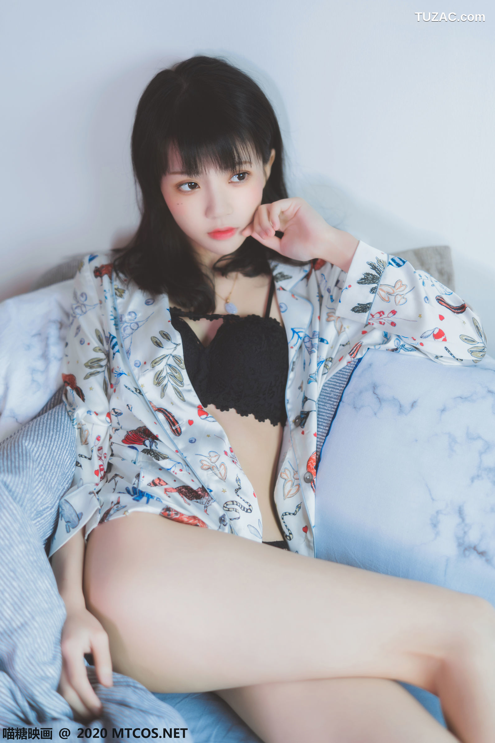 MTCos喵糖映画-YML.002-花色衬衣美少女