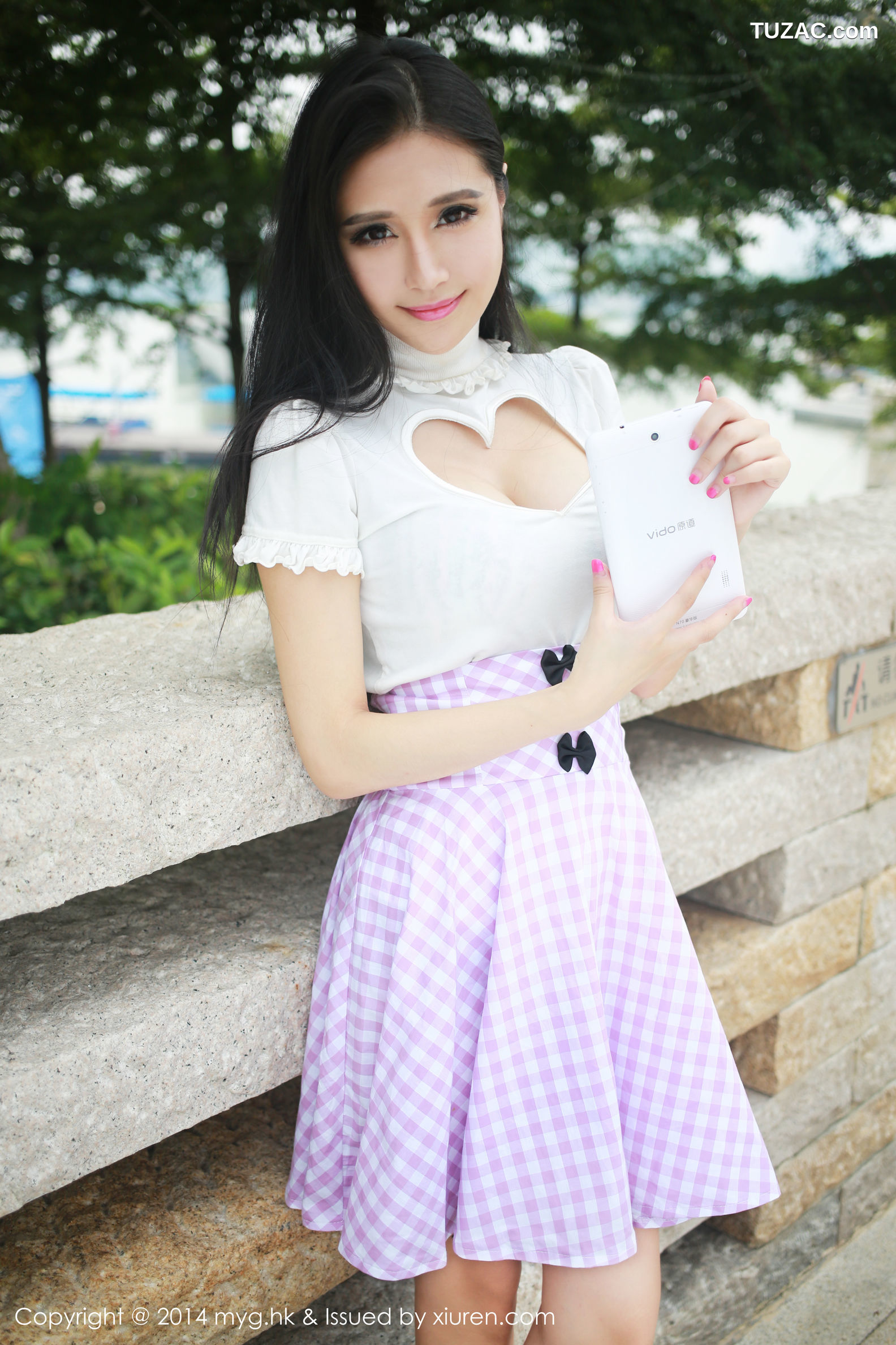 MyGirl美媛馆-018-于大小姐Ayu-《街拍超短裙-可爱内衣》-2014.08.18