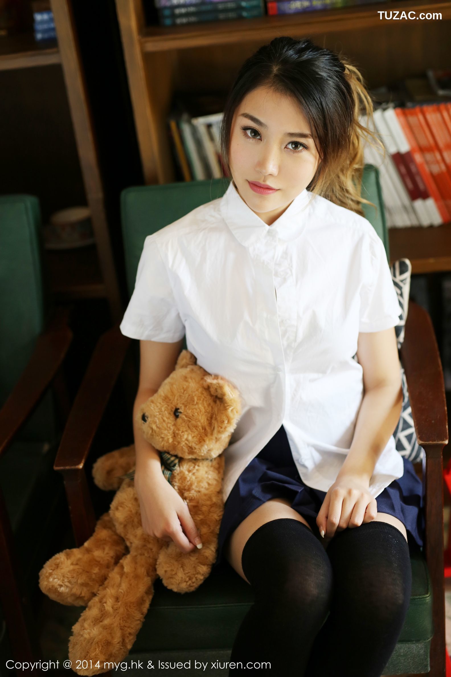 MyGirl美媛馆-072-许诺-《厦门旅拍》内衣-校服系列-2014.11.05