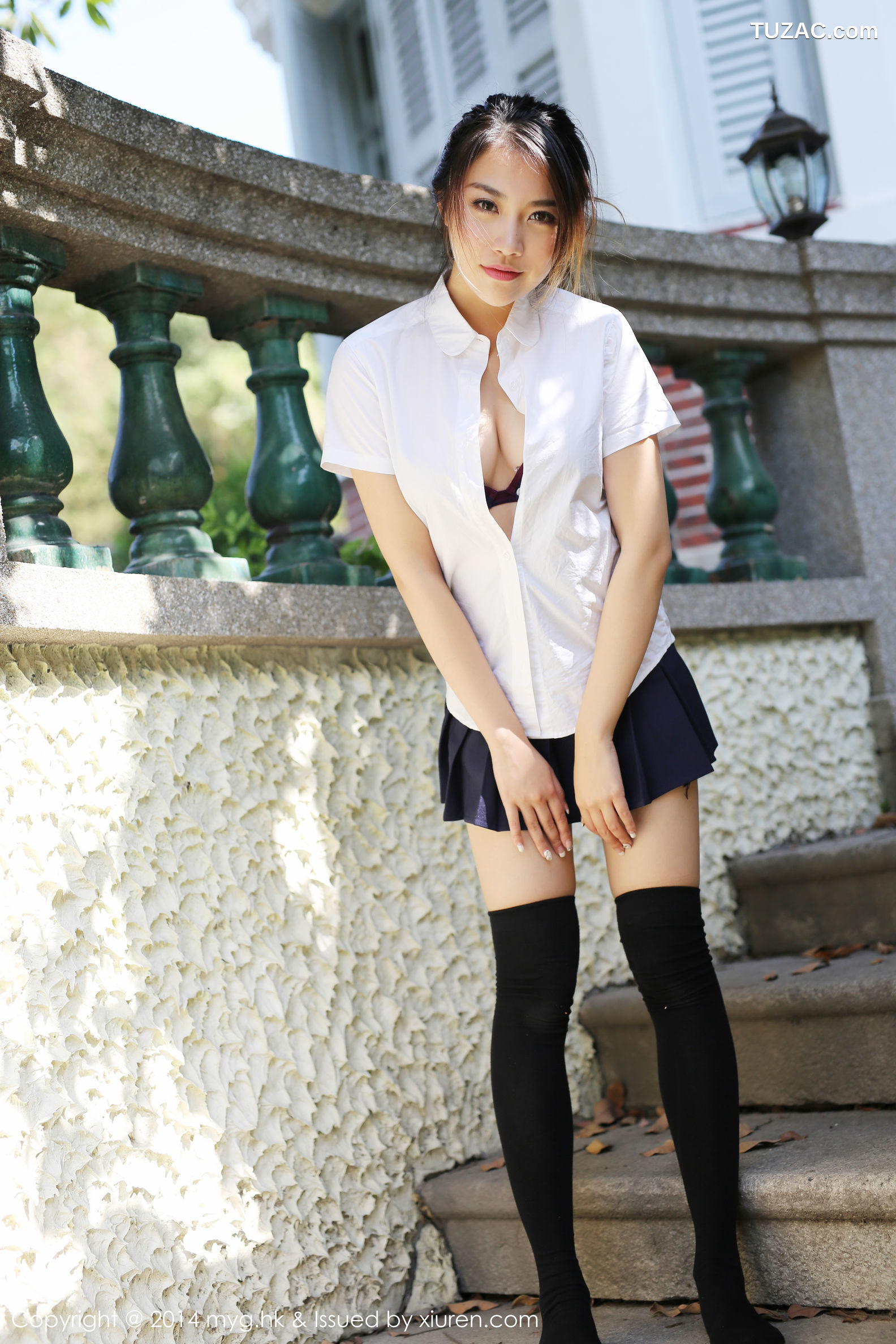 MyGirl美媛馆-072-许诺-《厦门旅拍》内衣-校服系列-2014.11.05