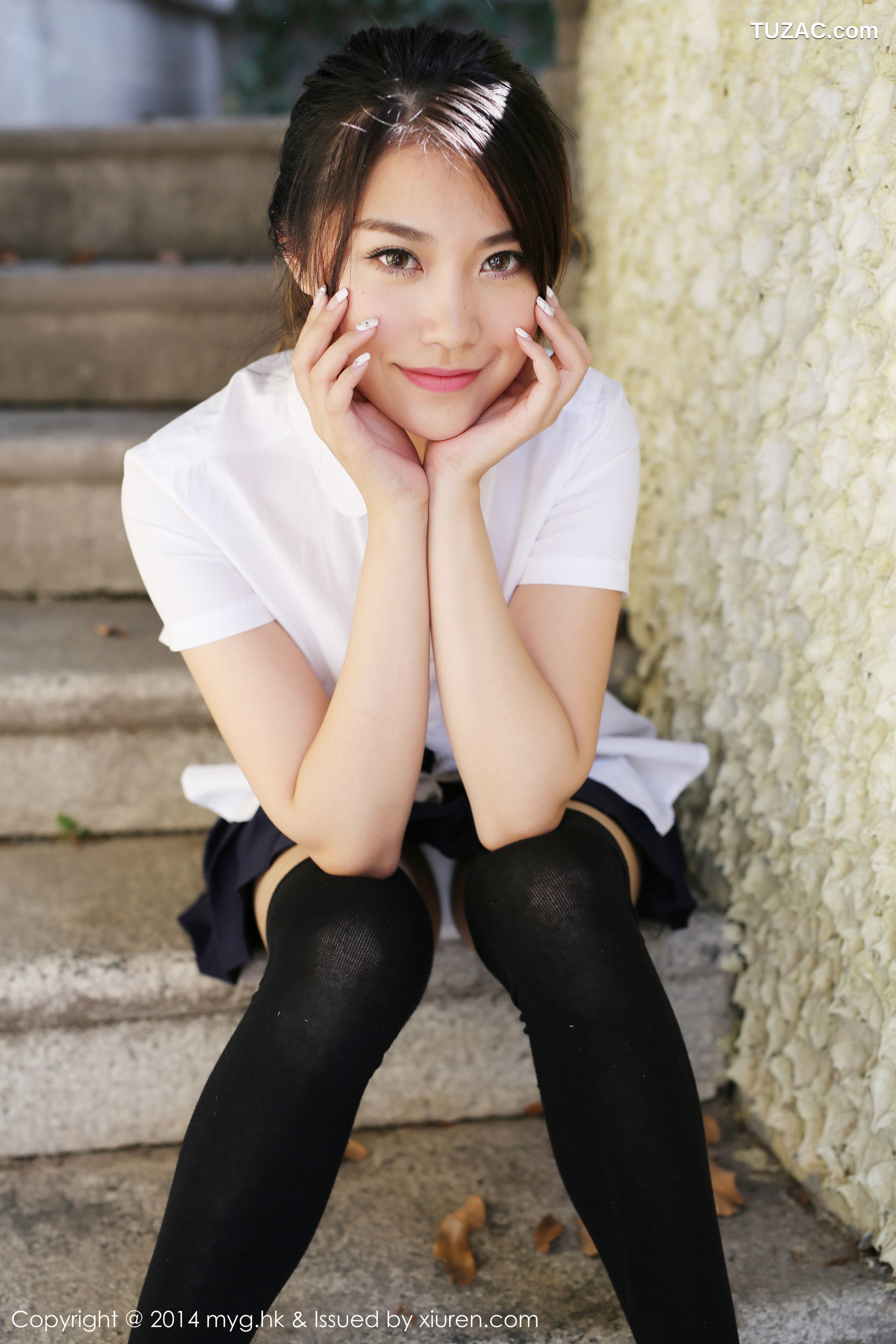 MyGirl美媛馆-072-许诺-《厦门旅拍》内衣-校服系列-2014.11.05