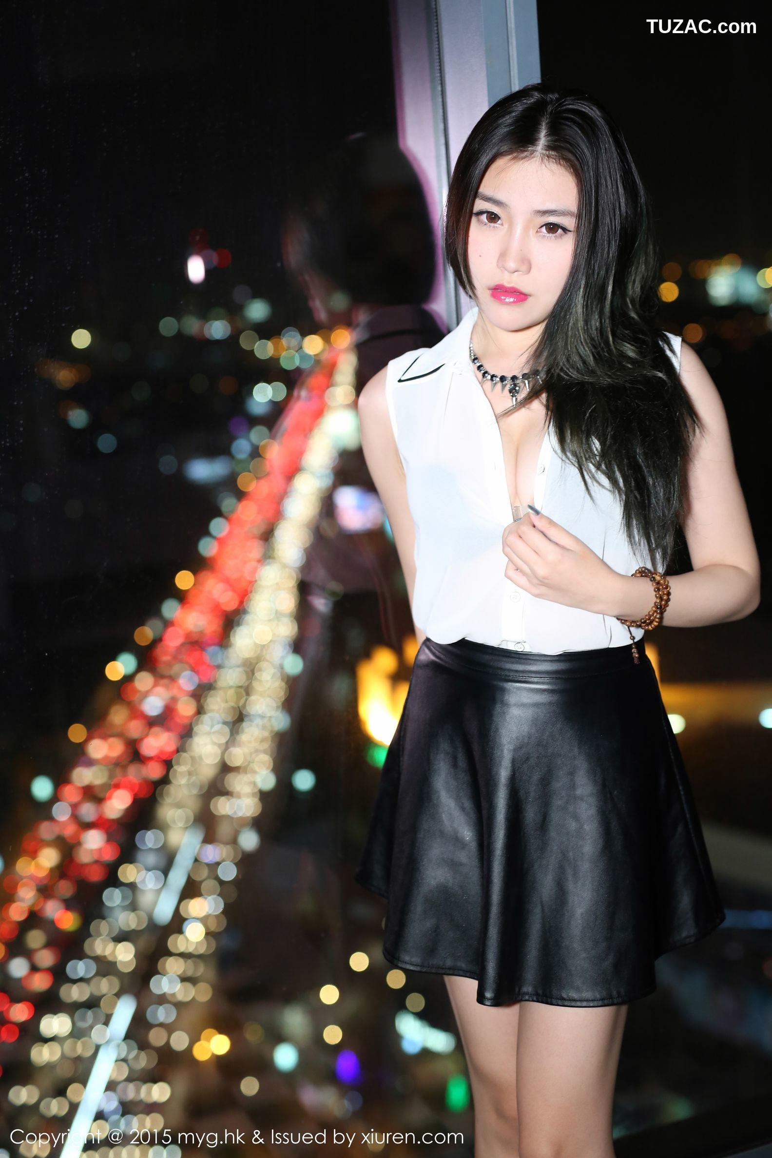 MyGirl美媛馆-090-许诺-《泰国旅拍》性感内衣-圣诞装-2015.01.06