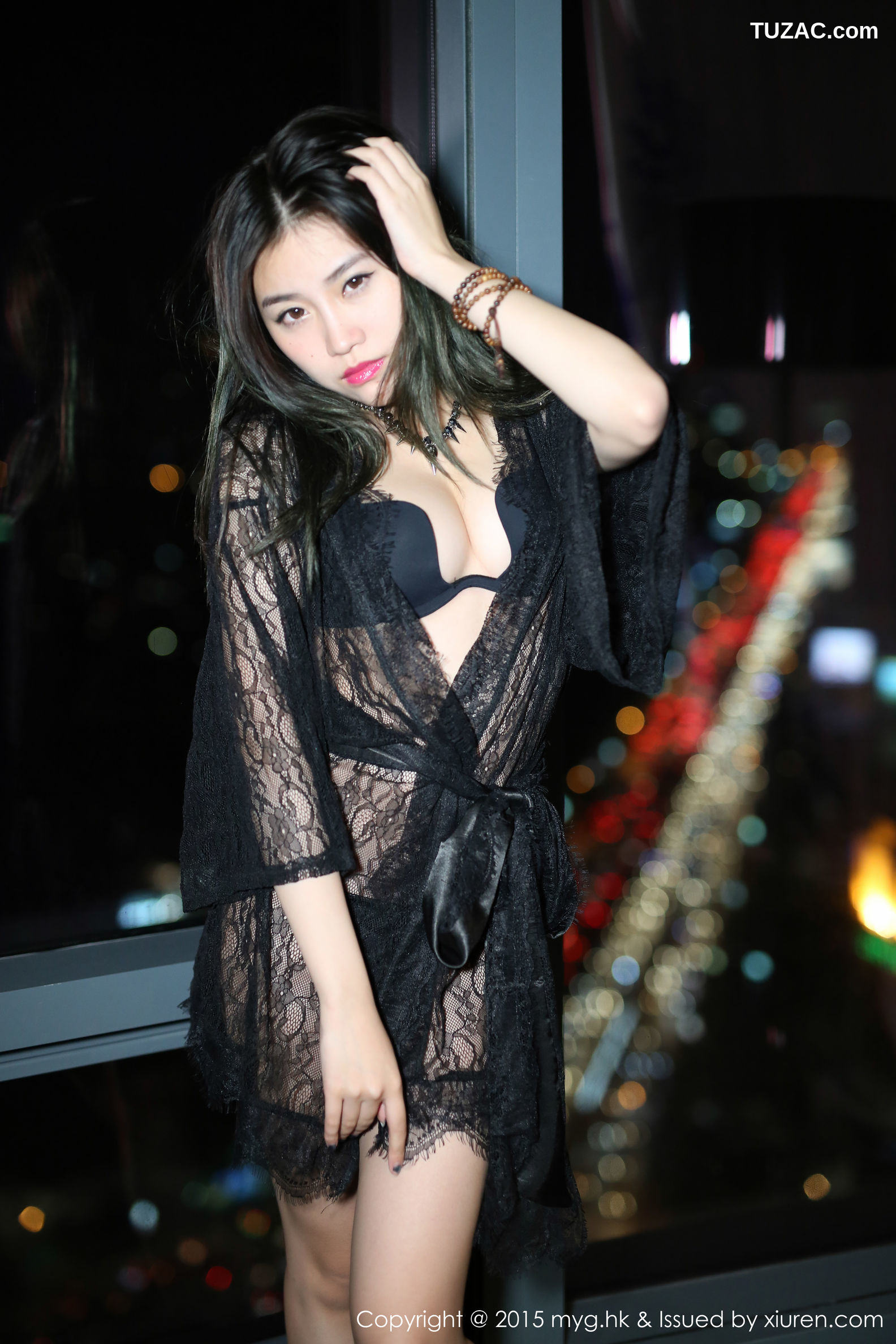 MyGirl美媛馆-090-许诺-《泰国旅拍》性感内衣-圣诞装-2015.01.06