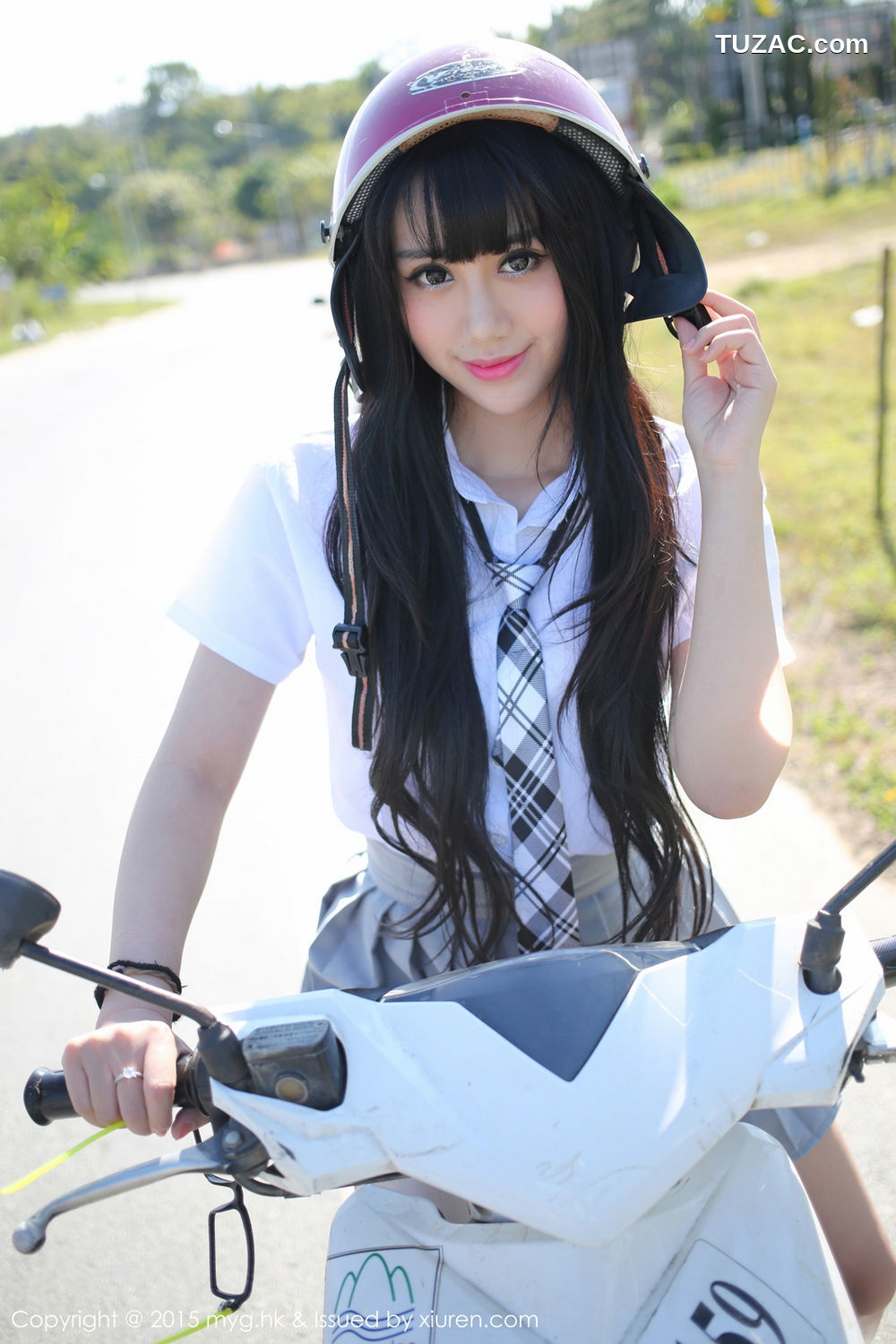 MyGirl美媛馆-096-杨晓青儿-《比基尼-校服外拍》-2015.02.02