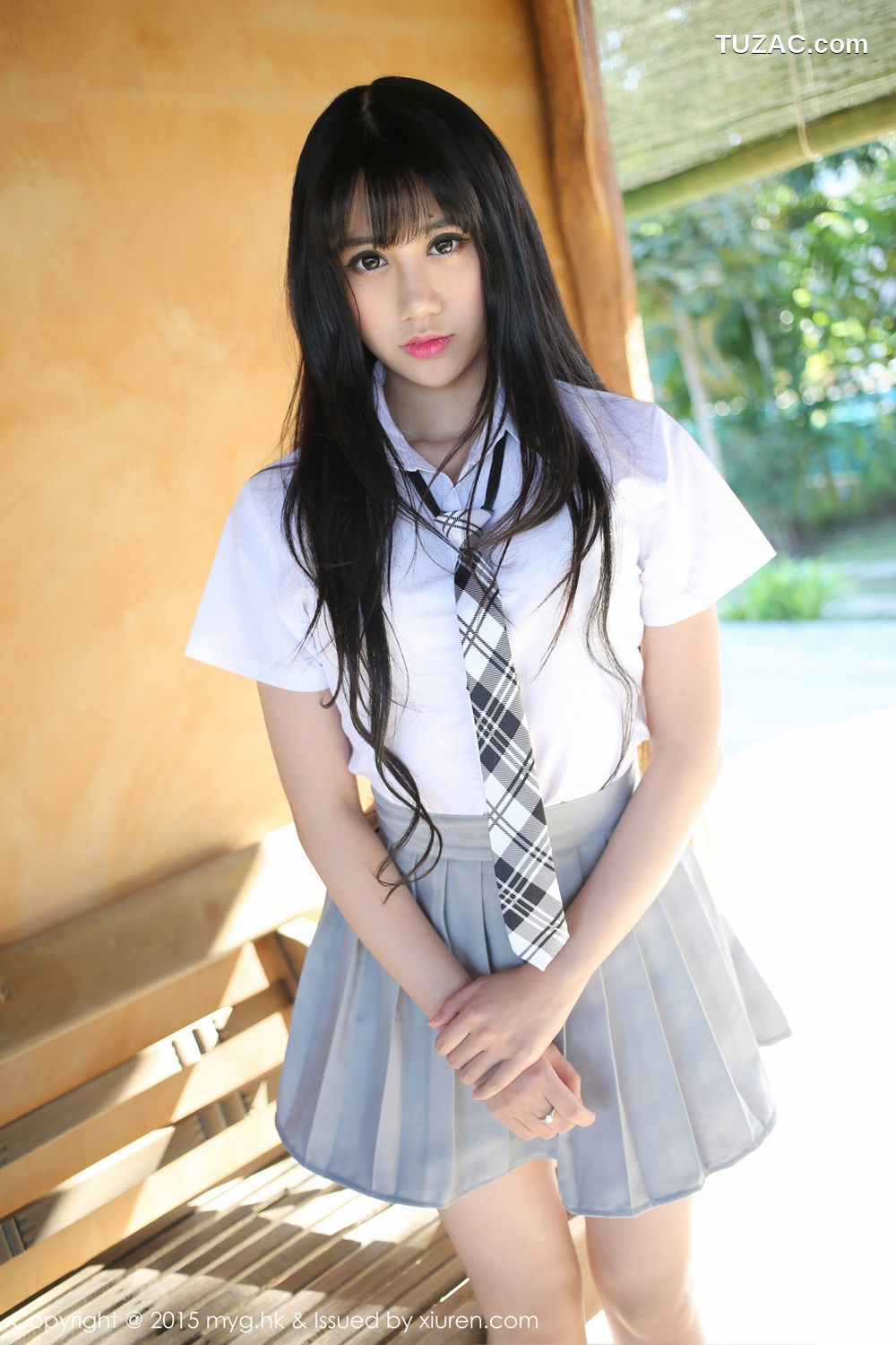 MyGirl美媛馆-096-杨晓青儿-《比基尼-校服外拍》-2015.02.02