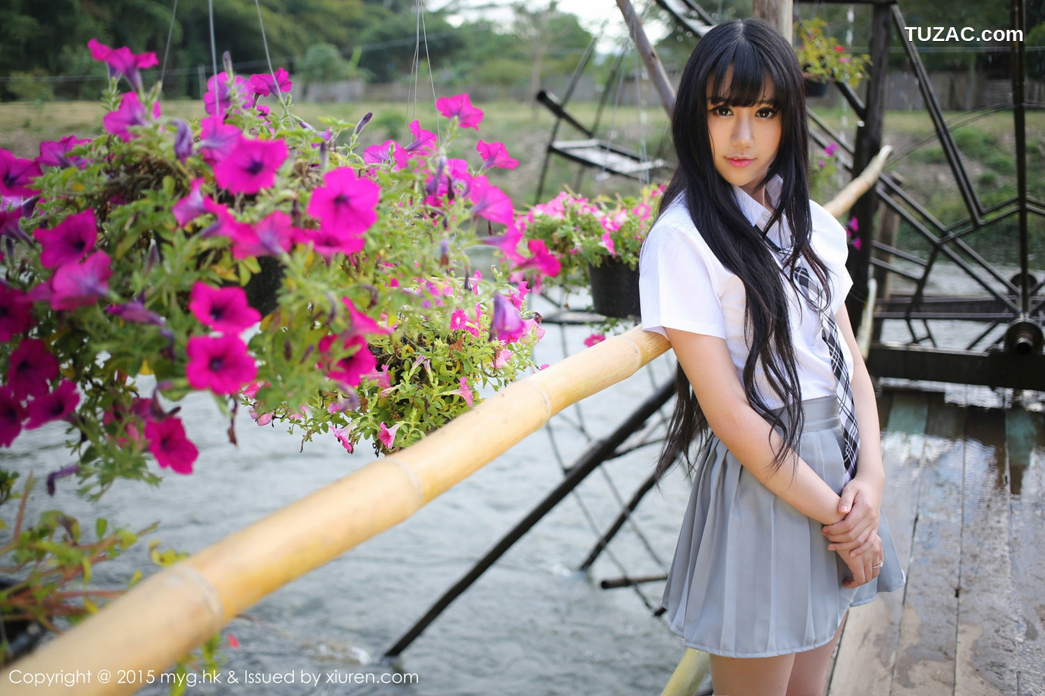 MyGirl美媛馆-096-杨晓青儿-《比基尼-校服外拍》-2015.02.02