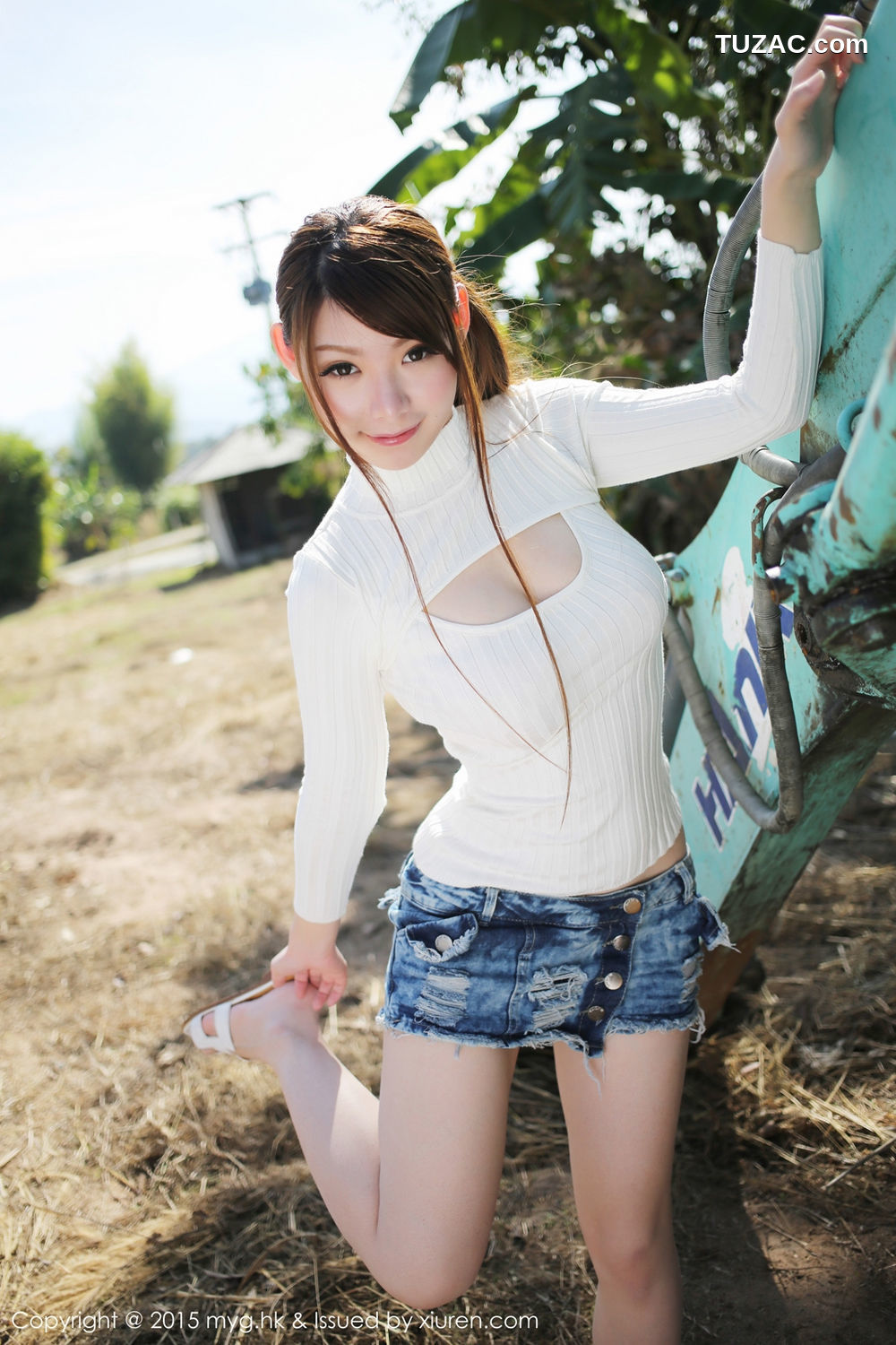 MyGirl美媛馆-097-Mara醬-《泰国旅拍PAi县》热裤妹子-蕾丝泳装-2015.02.03