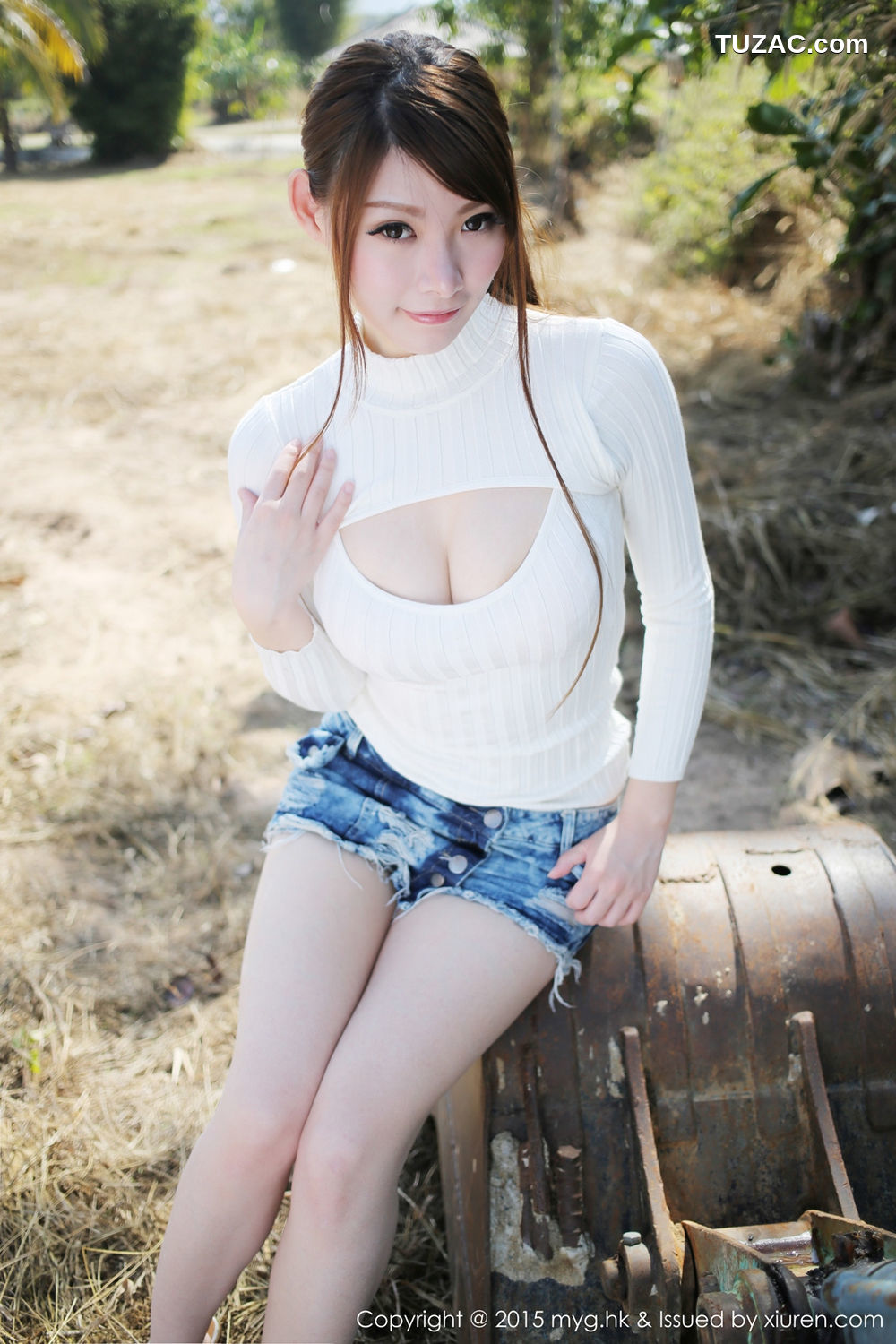 MyGirl美媛馆-097-Mara醬-《泰国旅拍PAi县》热裤妹子-蕾丝泳装-2015.02.03