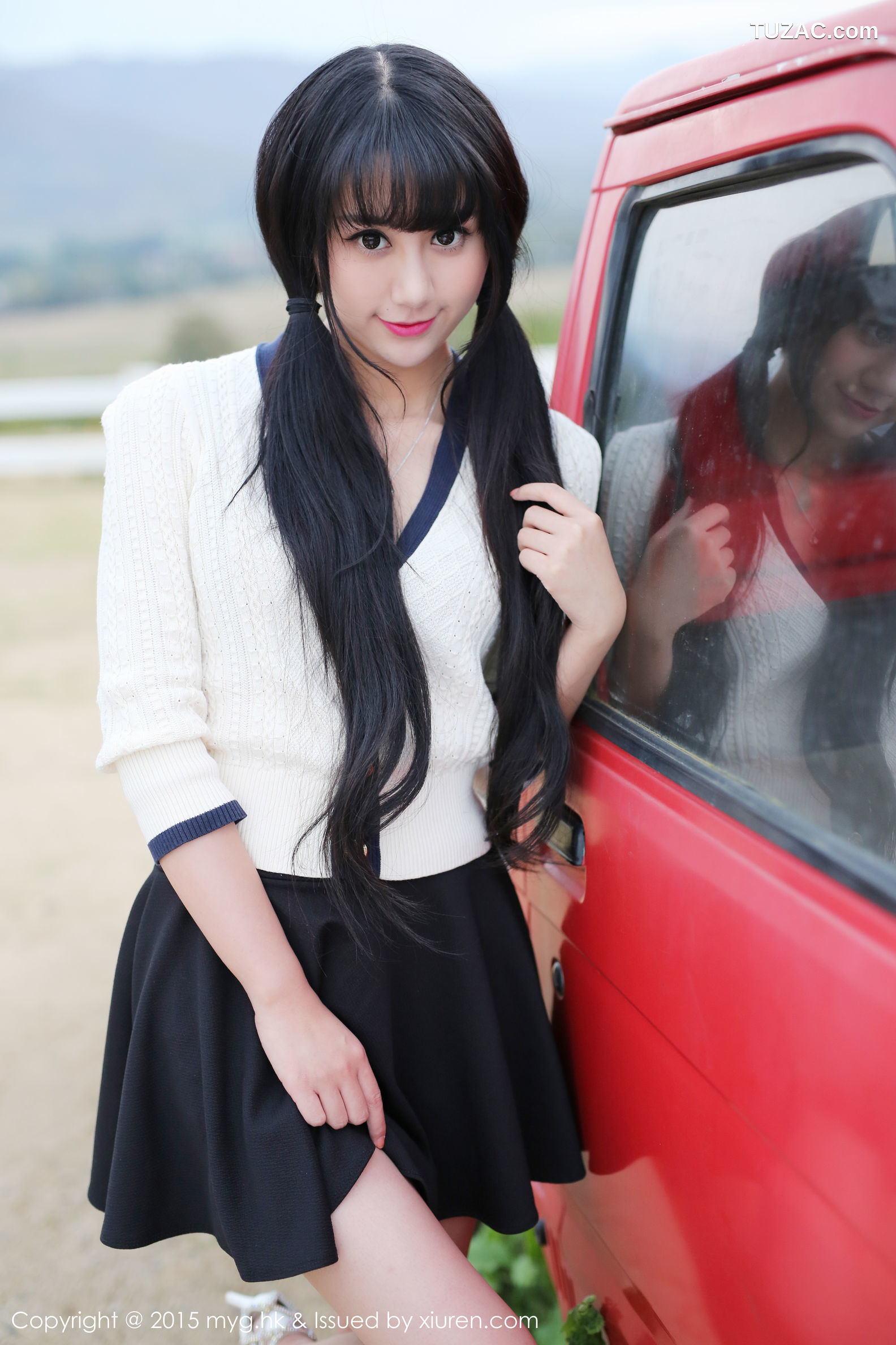 MyGirl美媛馆-102-杨晓青儿-《丁字裤翘臀-街拍系列》-2015.02.27