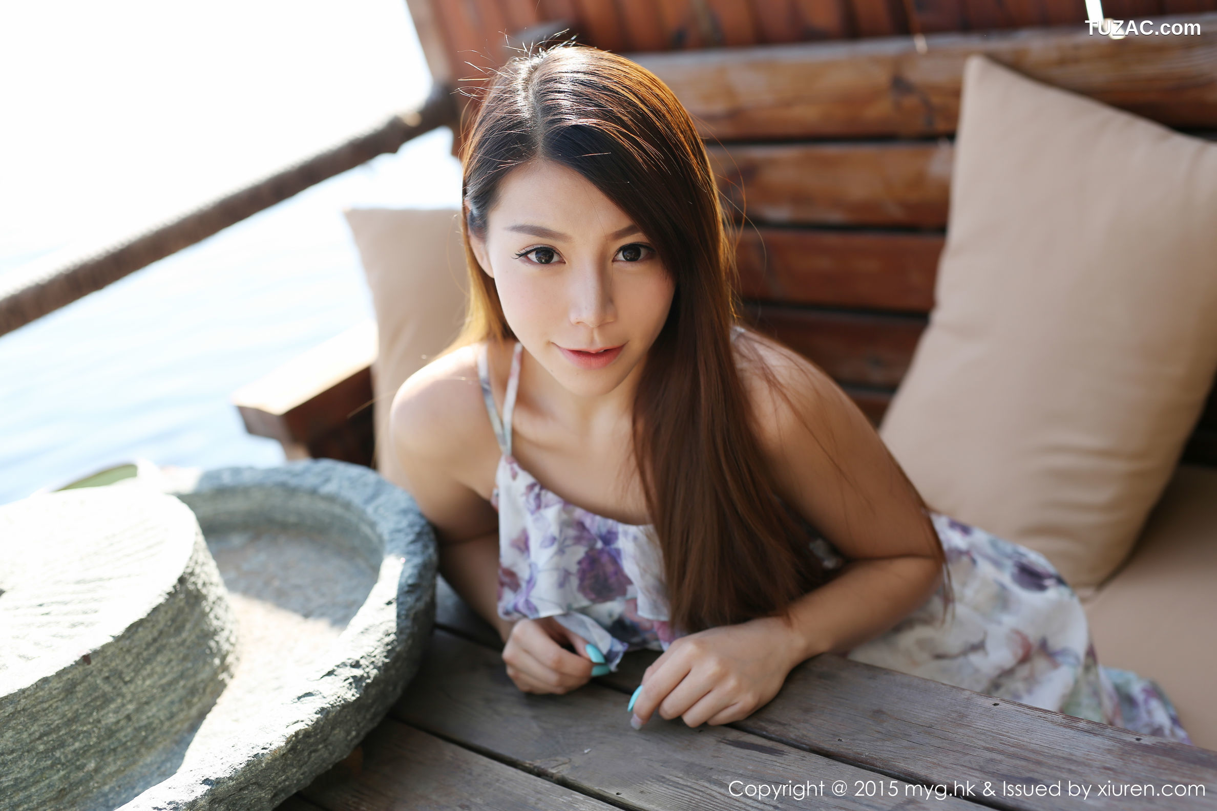 MyGirl美媛馆-106-嘉宝贝儿-《小清新唯美长裙-牛仔装》-2015.03.23