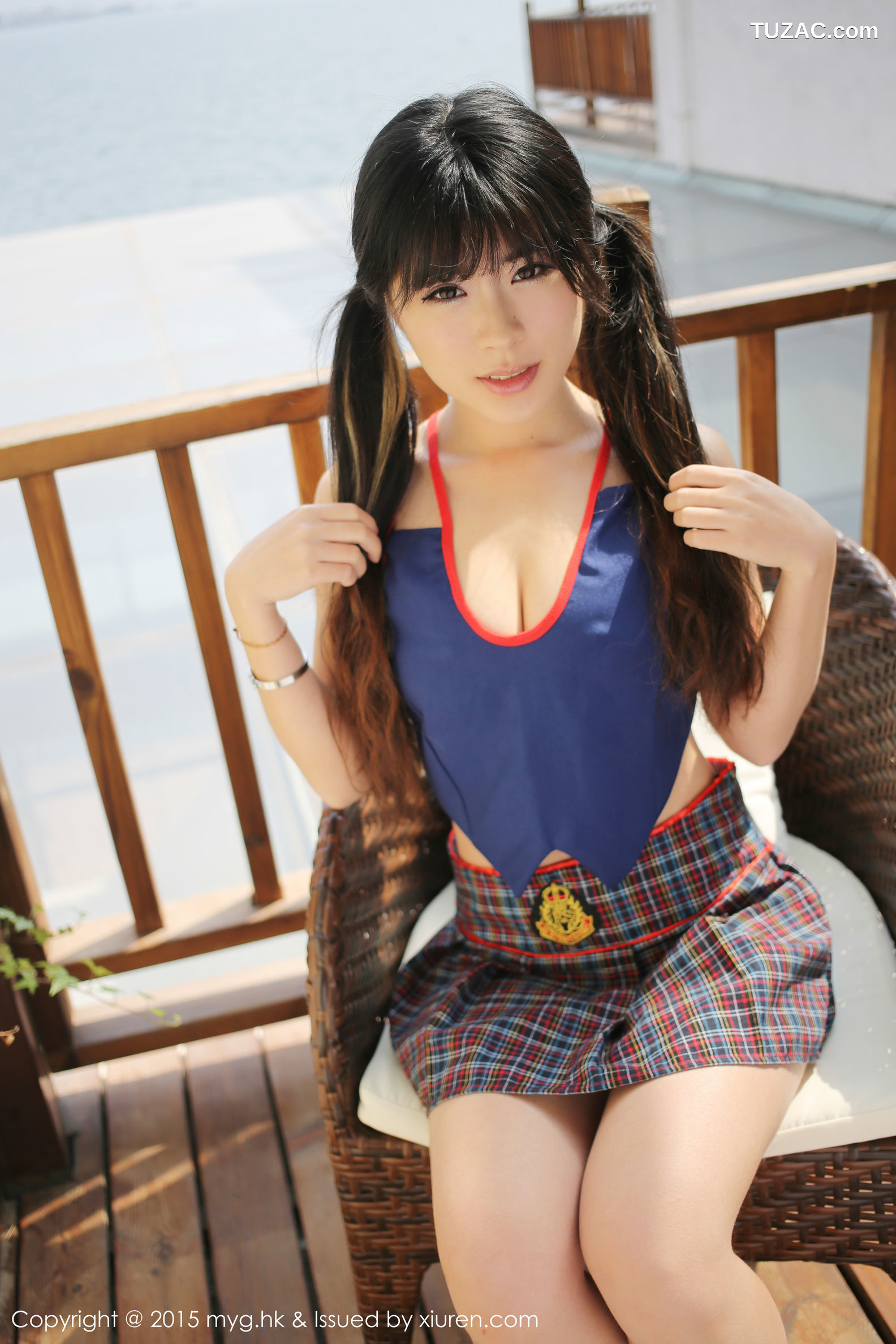MyGirl美媛馆-108-刘雪妮-《大理旅拍》内衣-英伦校服-2015.03.26