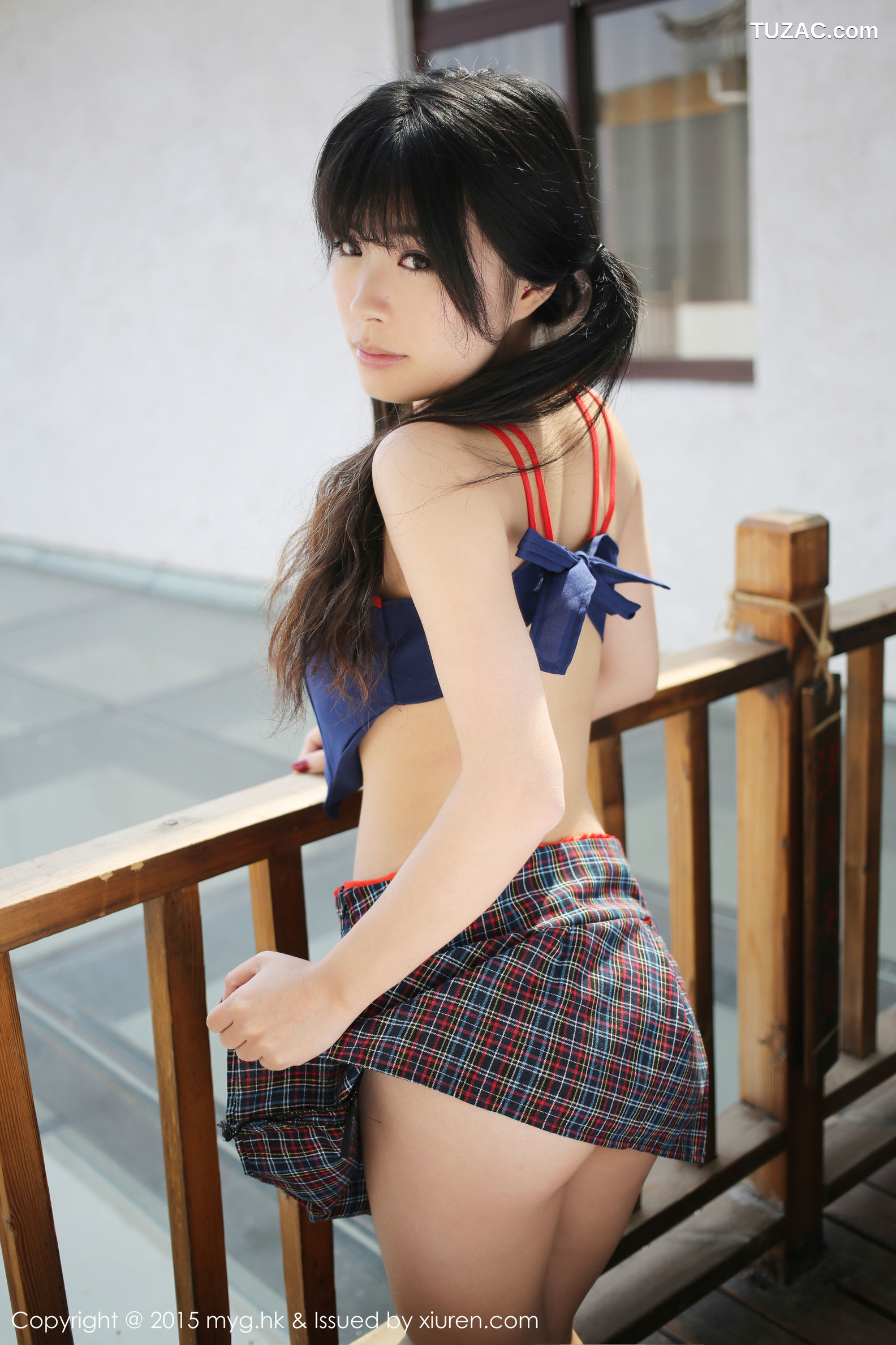 MyGirl美媛馆-108-刘雪妮-《大理旅拍》内衣-英伦校服-2015.03.26