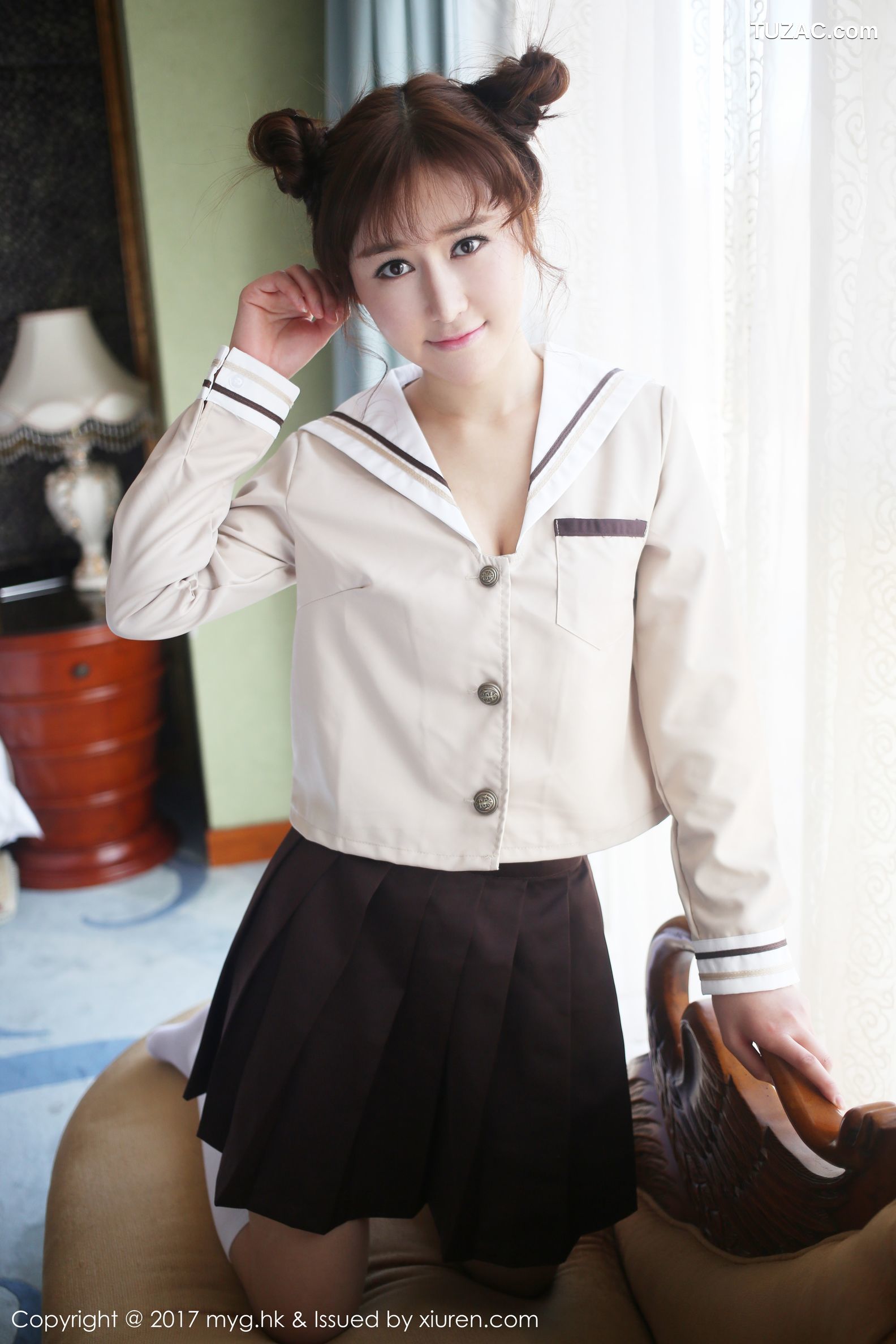 MyGirl美媛馆-247-小珂luka-制服写真呆萌又性感-2017.05.03