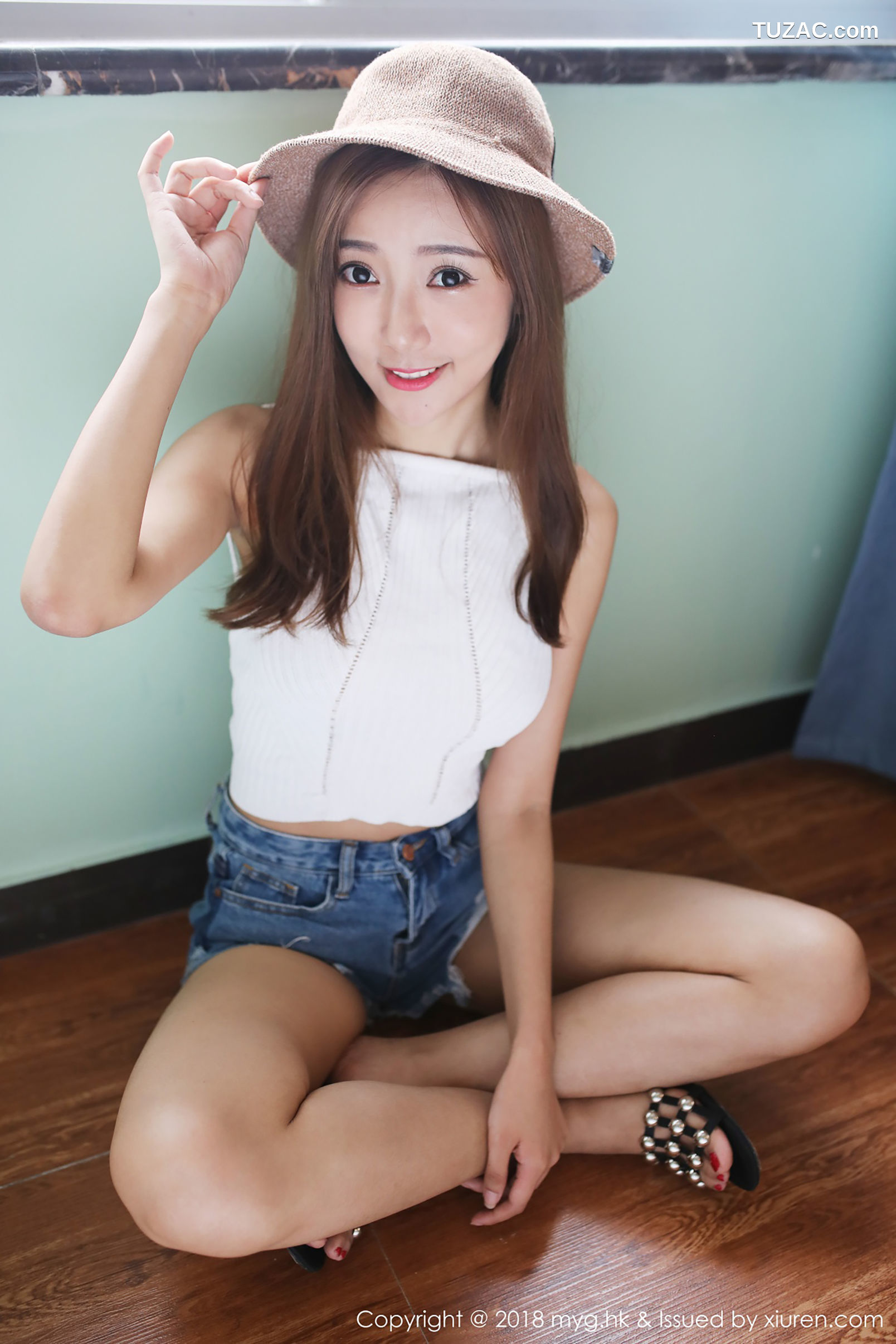 MyGirl美媛馆-312-王馨瑶-《草帽少女-OL美人》-2018.09.04