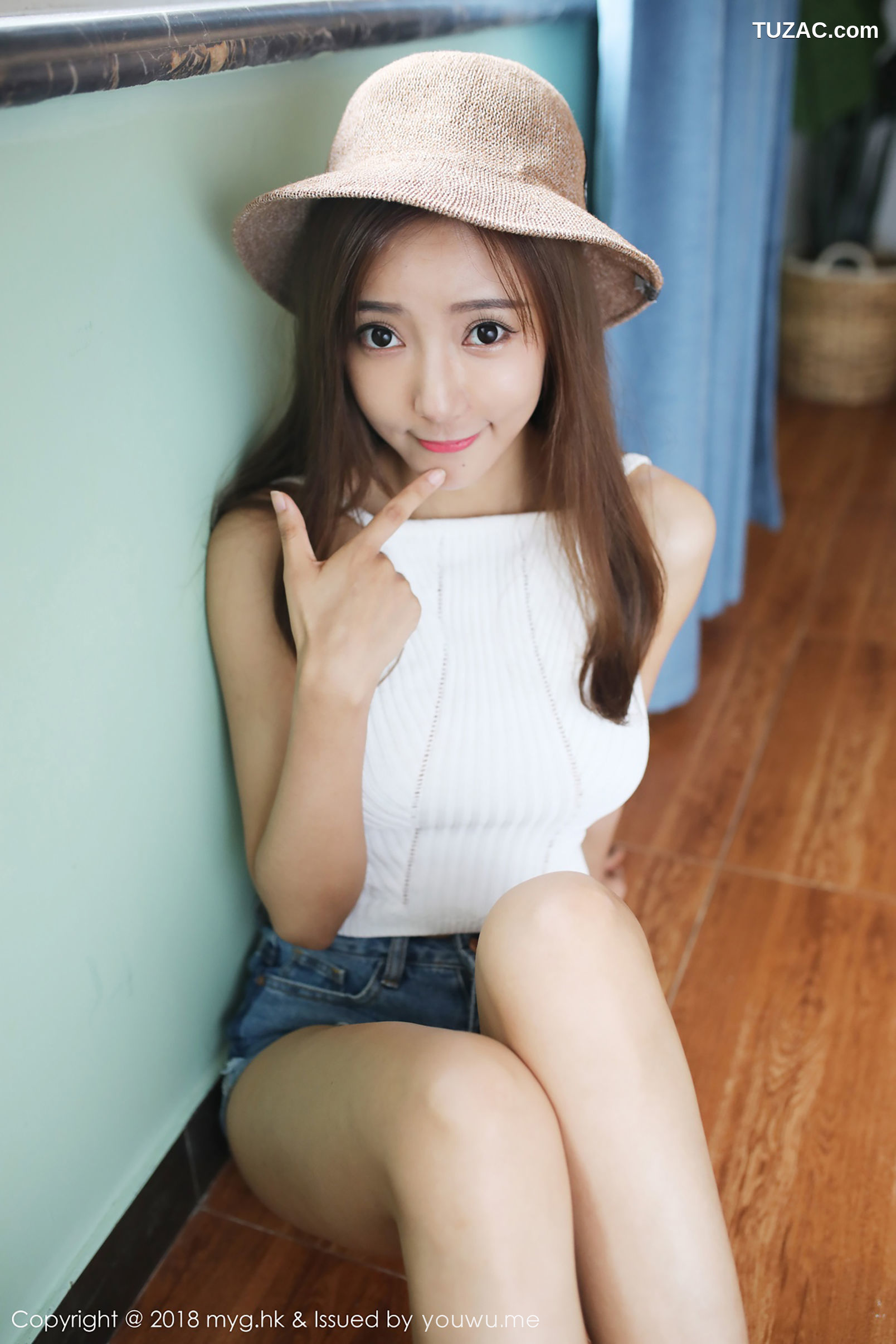 MyGirl美媛馆-312-王馨瑶-《草帽少女-OL美人》-2018.09.04