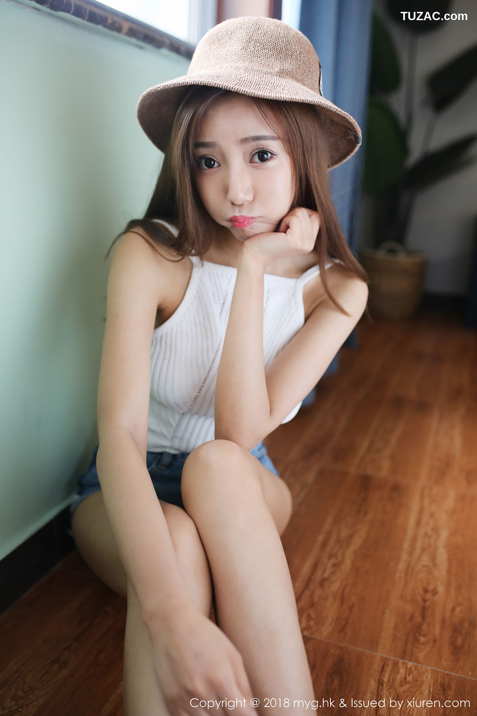 MyGirl美媛馆-312-王馨瑶-《草帽少女-OL美人》-2018.09.04