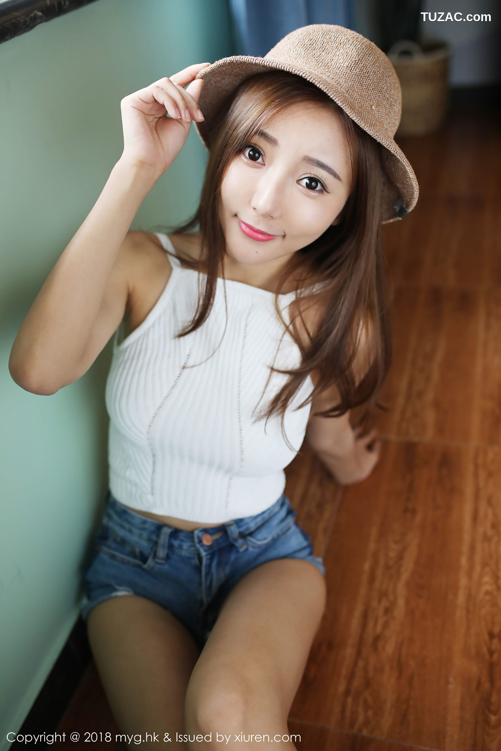 MyGirl美媛馆-312-王馨瑶-《草帽少女-OL美人》-2018.09.04