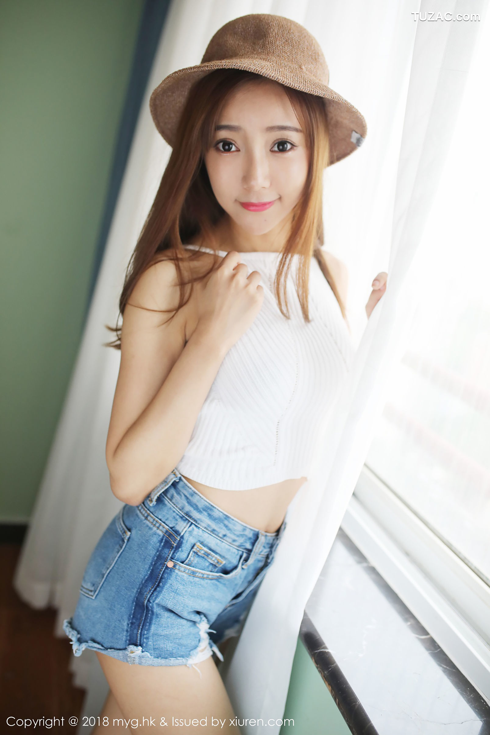 MyGirl美媛馆-312-王馨瑶-《草帽少女-OL美人》-2018.09.04