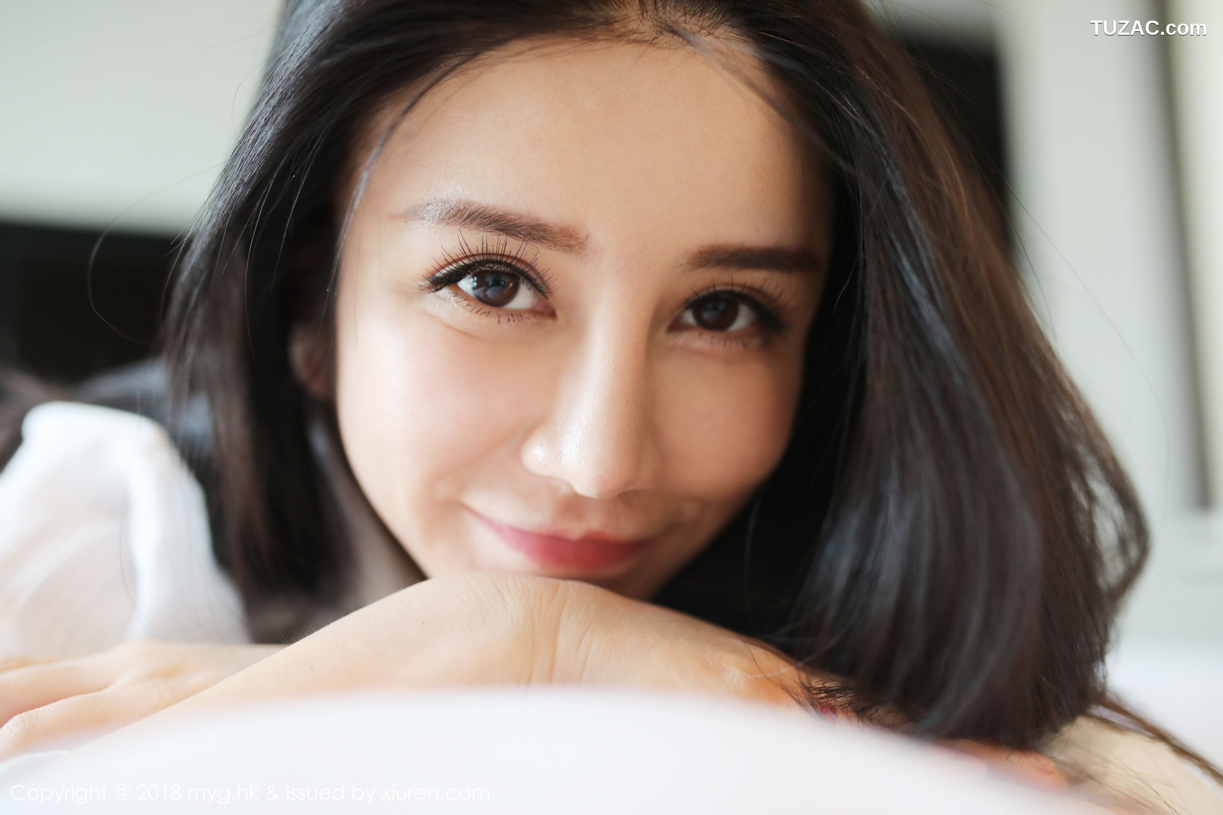 MyGirl美媛馆-319-李李七七喜喜-《衬衫-蕾丝以及变化的撩人姿势》-2018.09.25