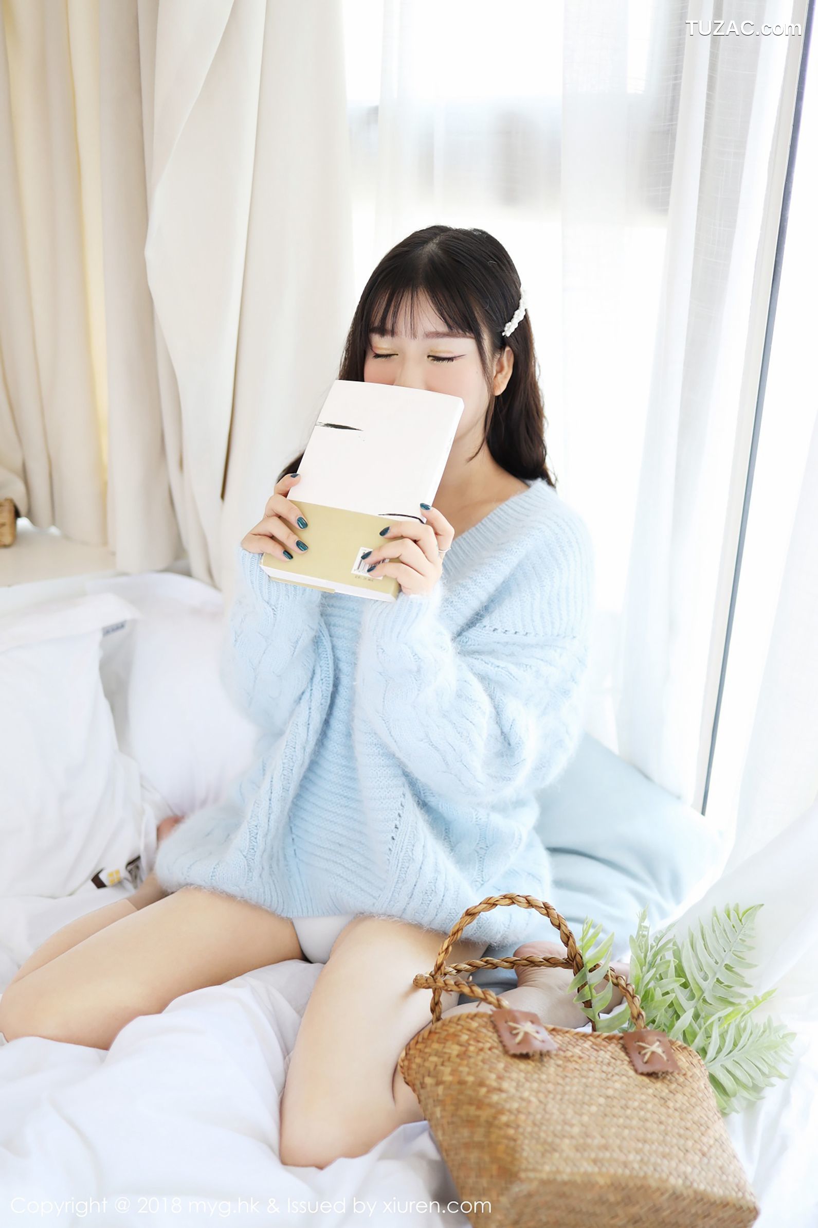 MyGirl美媛馆-338-小尤奈-《清新的毛衣与低开束胸装》-2018.12.27