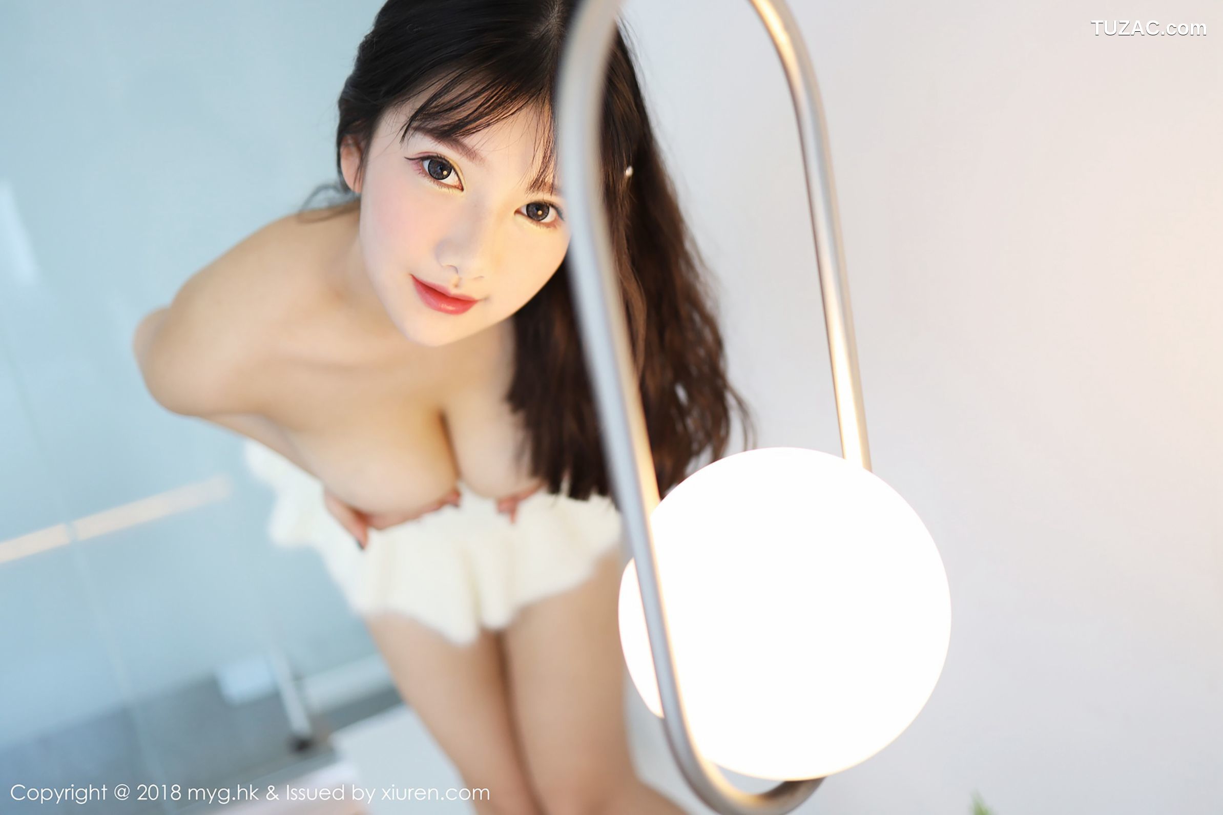 MyGirl美媛馆-338-小尤奈-《清新的毛衣与低开束胸装》-2018.12.27