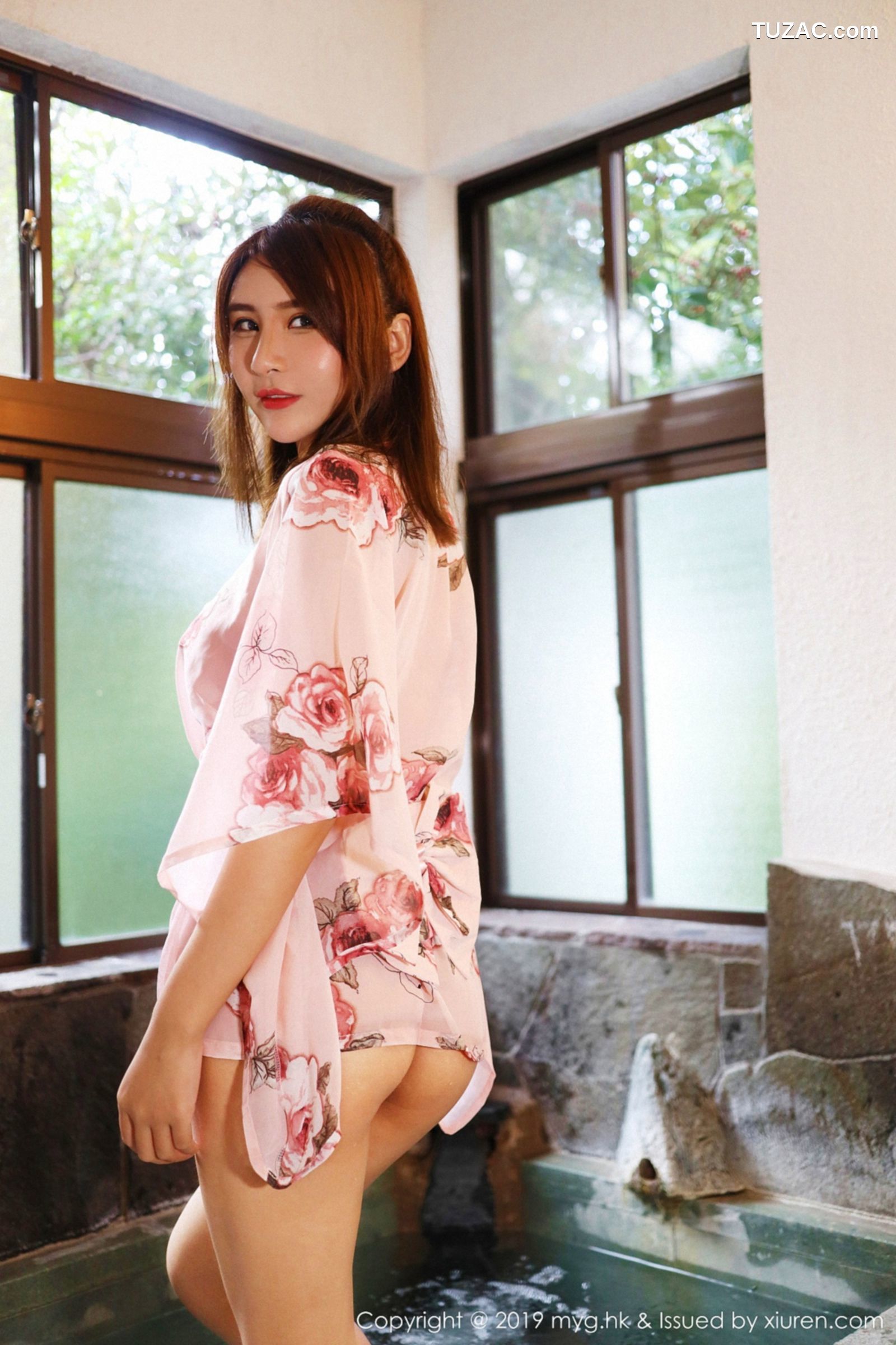 MyGirl美媛馆-345-尹菲-《日本旅拍浴池湿身》-2019.02.15