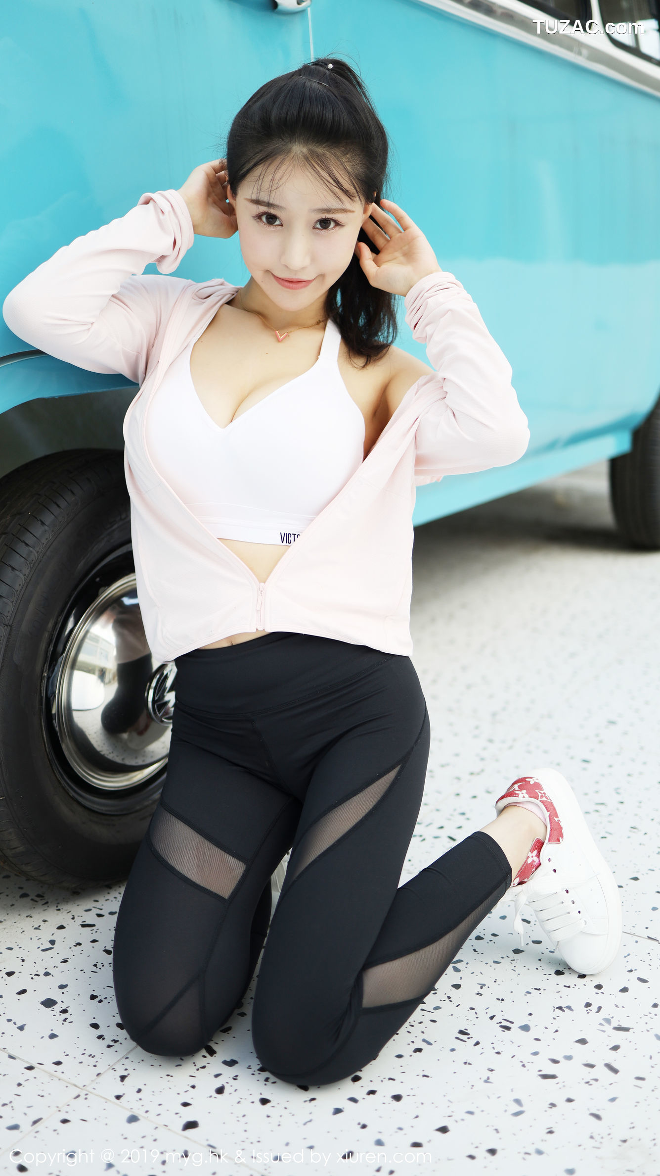 MyGirl美媛馆-387-朱可儿-《蕾丝包裹下美臀》-2019.09.03