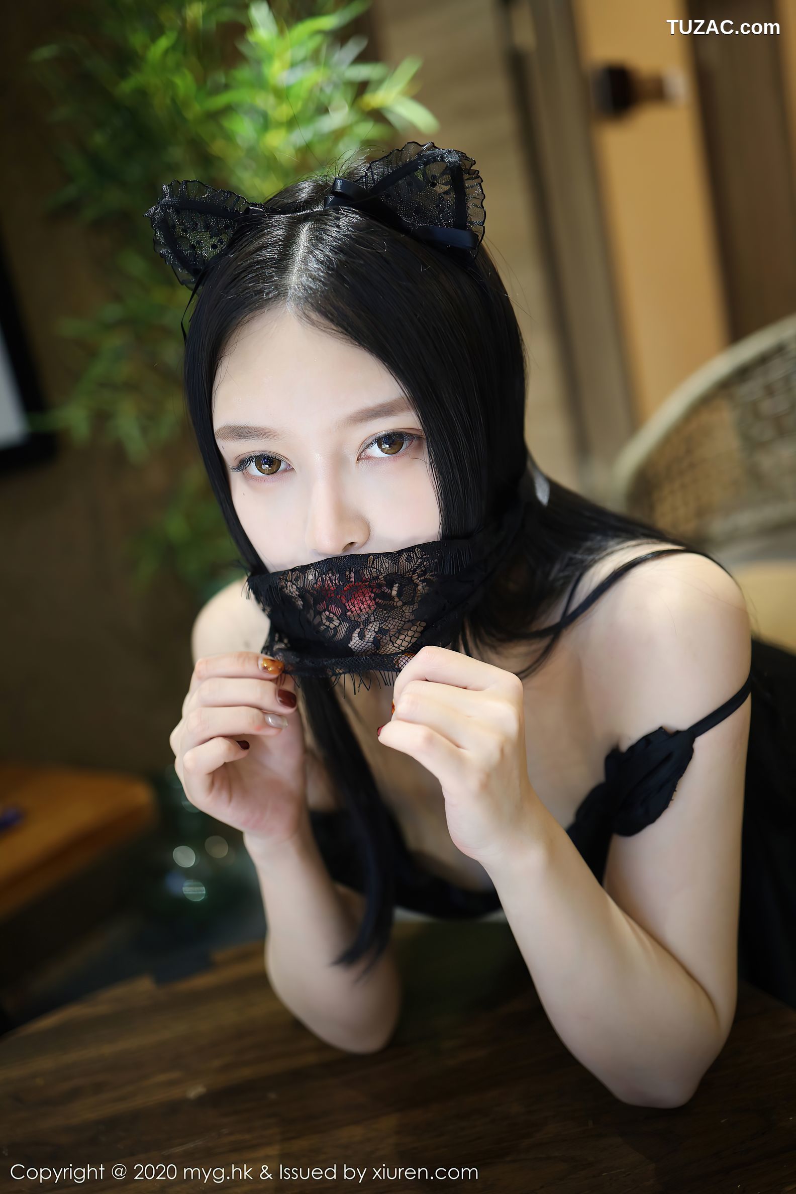 MyGirl美媛馆-457-唐琪儿-《黑色吊裙丝袜主题》-2020.11.18
