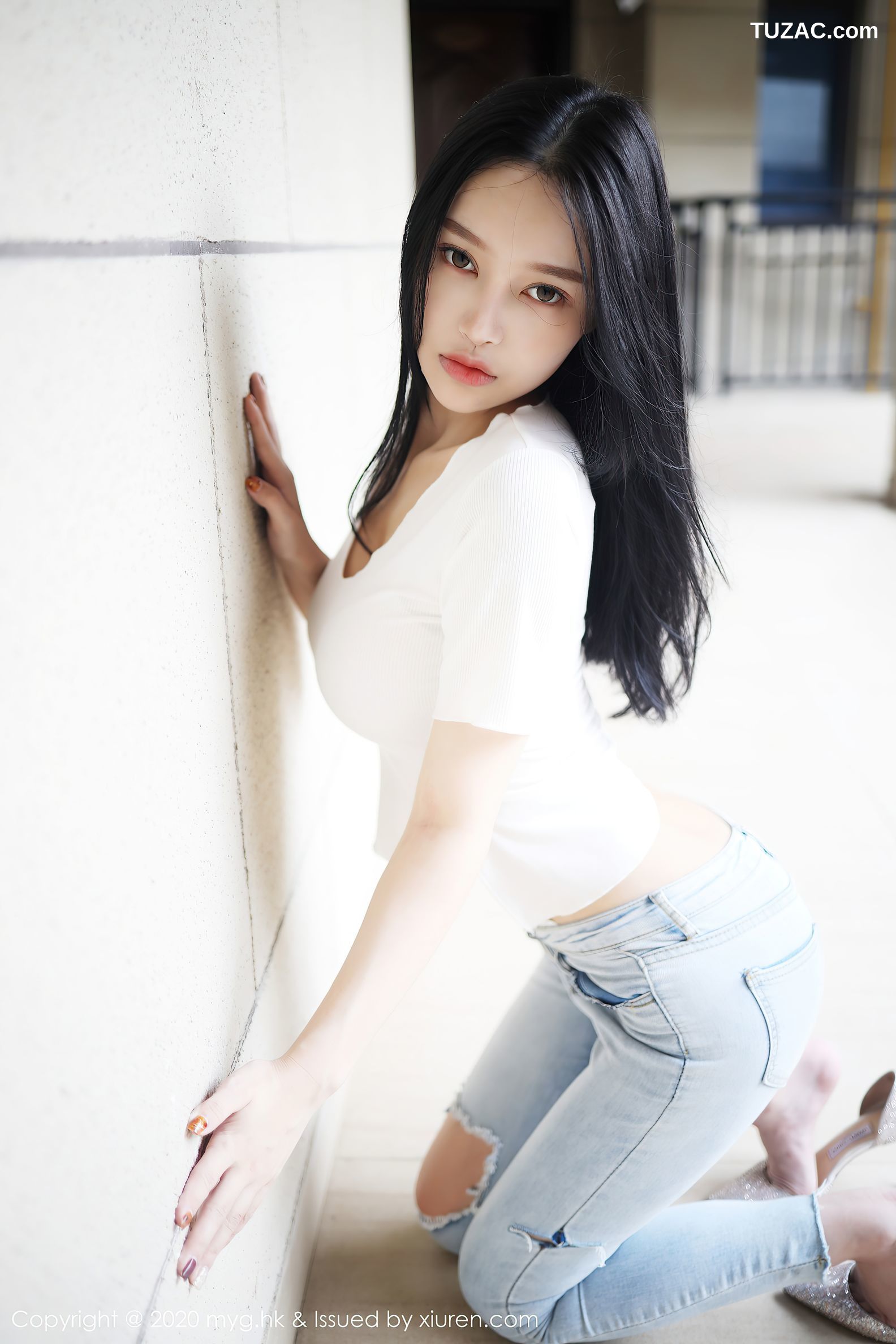 MyGirl美媛馆-459-唐琪儿-《修身牛仔裤勾勒的秀腿美臀》-2020.11.23