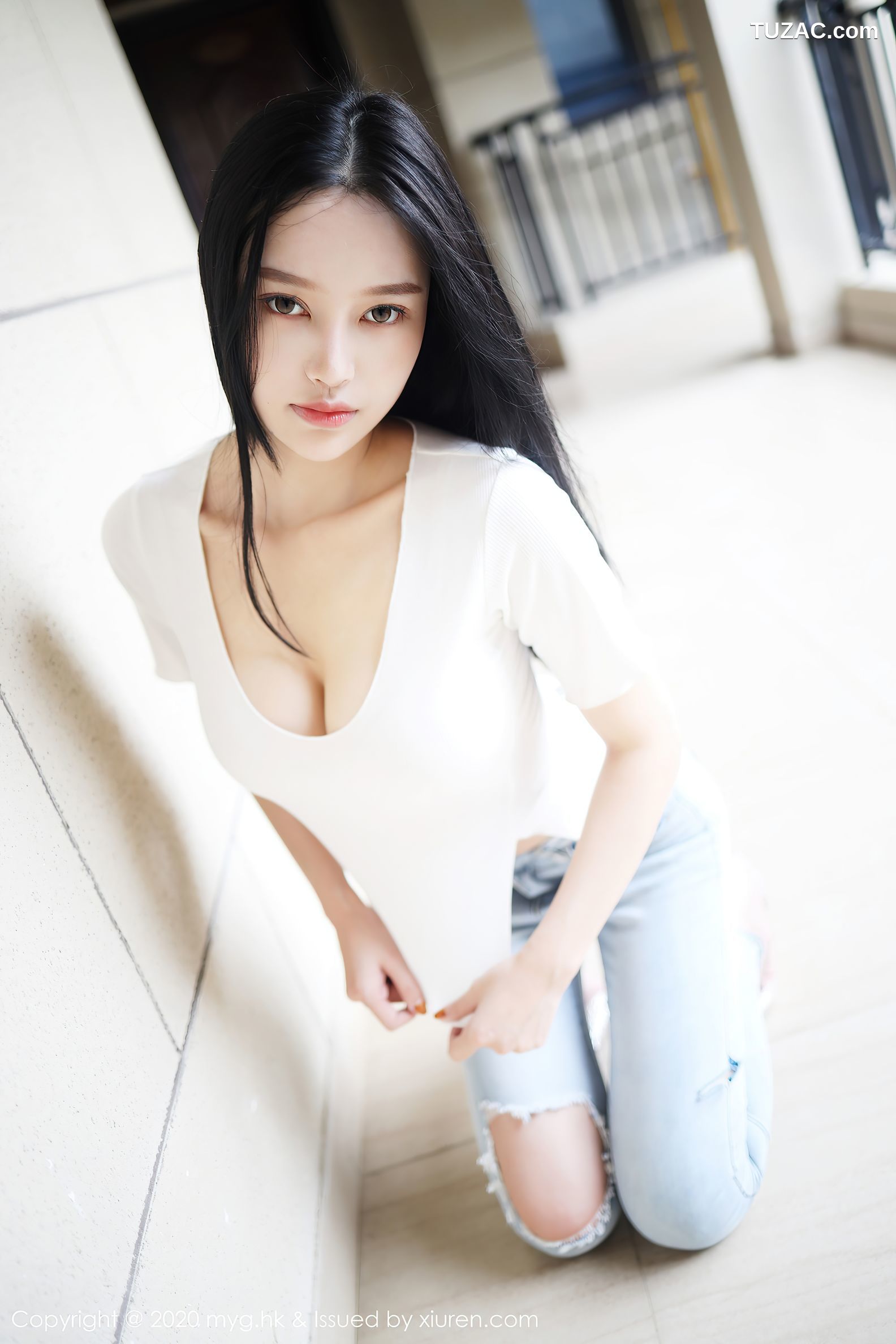 MyGirl美媛馆-459-唐琪儿-《修身牛仔裤勾勒的秀腿美臀》-2020.11.23