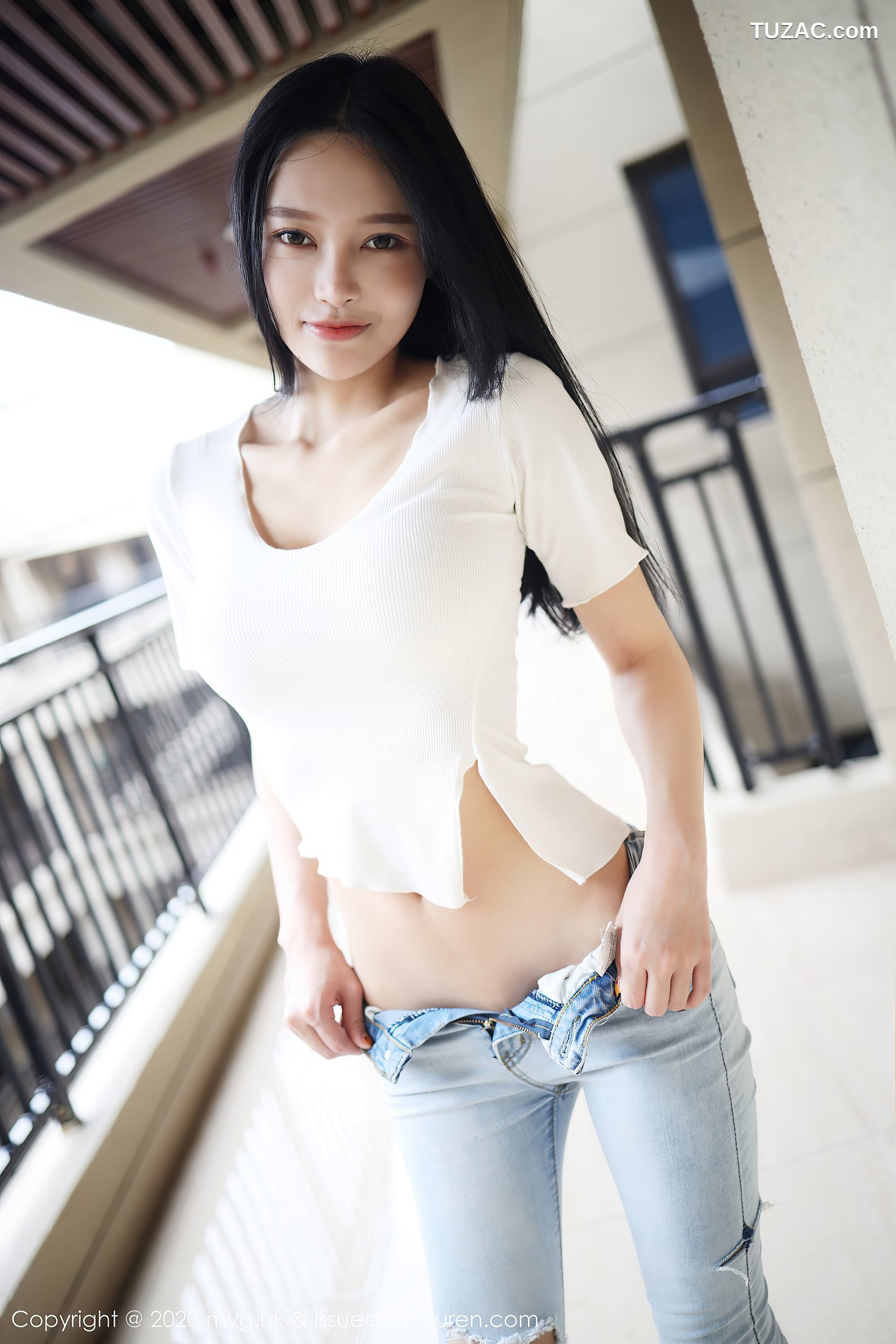 MyGirl美媛馆-459-唐琪儿-《修身牛仔裤勾勒的秀腿美臀》-2020.11.23