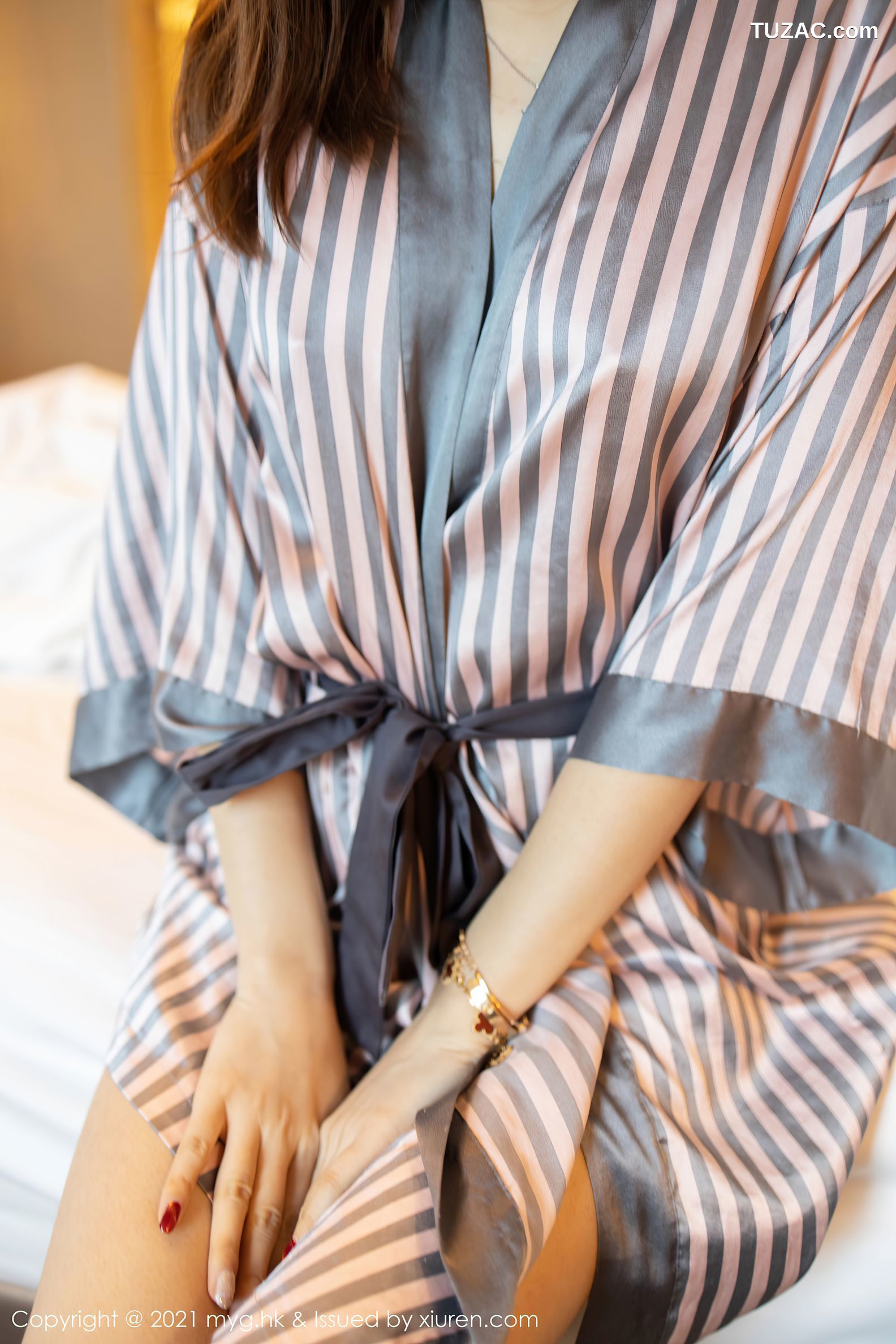 MyGirl美媛馆-481-绮里嘉-浅裹轻透睡衣-2021.01.19