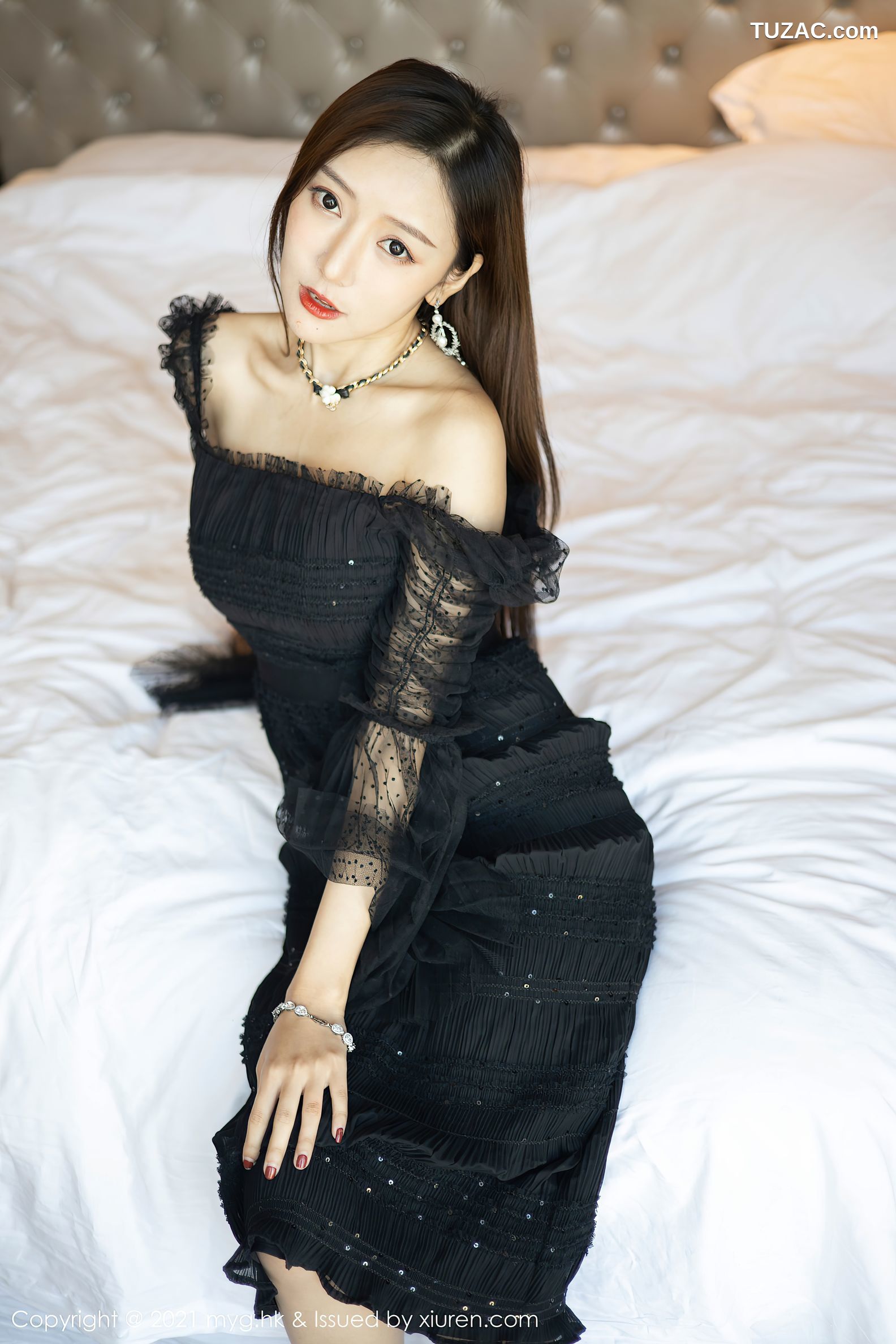 MyGirl美媛馆-482-王馨瑶-古韵旗袍-粉色华丽礼裙-2021.01.20