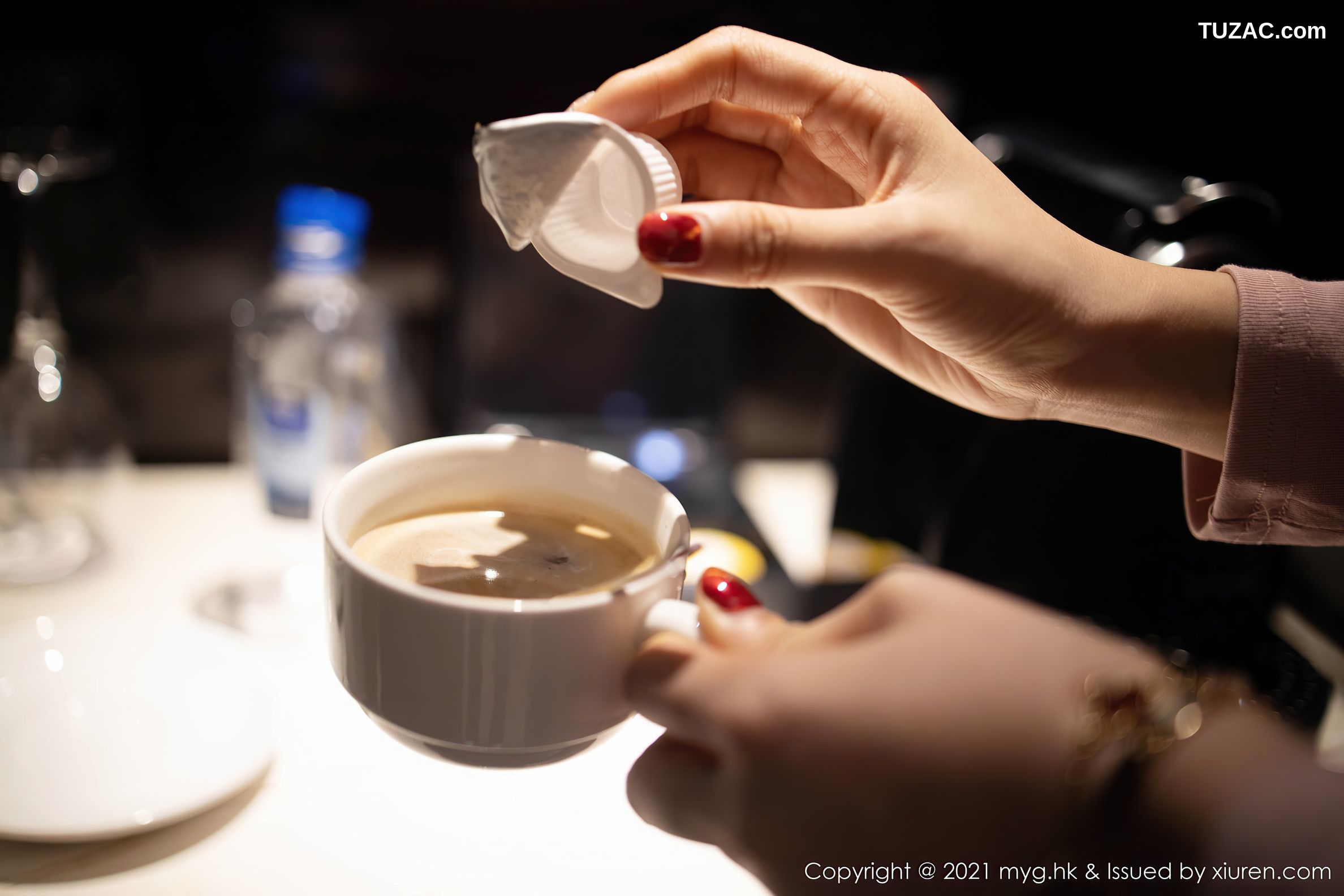 MyGirl美媛馆-483-绮里嘉-粉色古典旗袍真空激凸超薄肉丝-2021.01.21