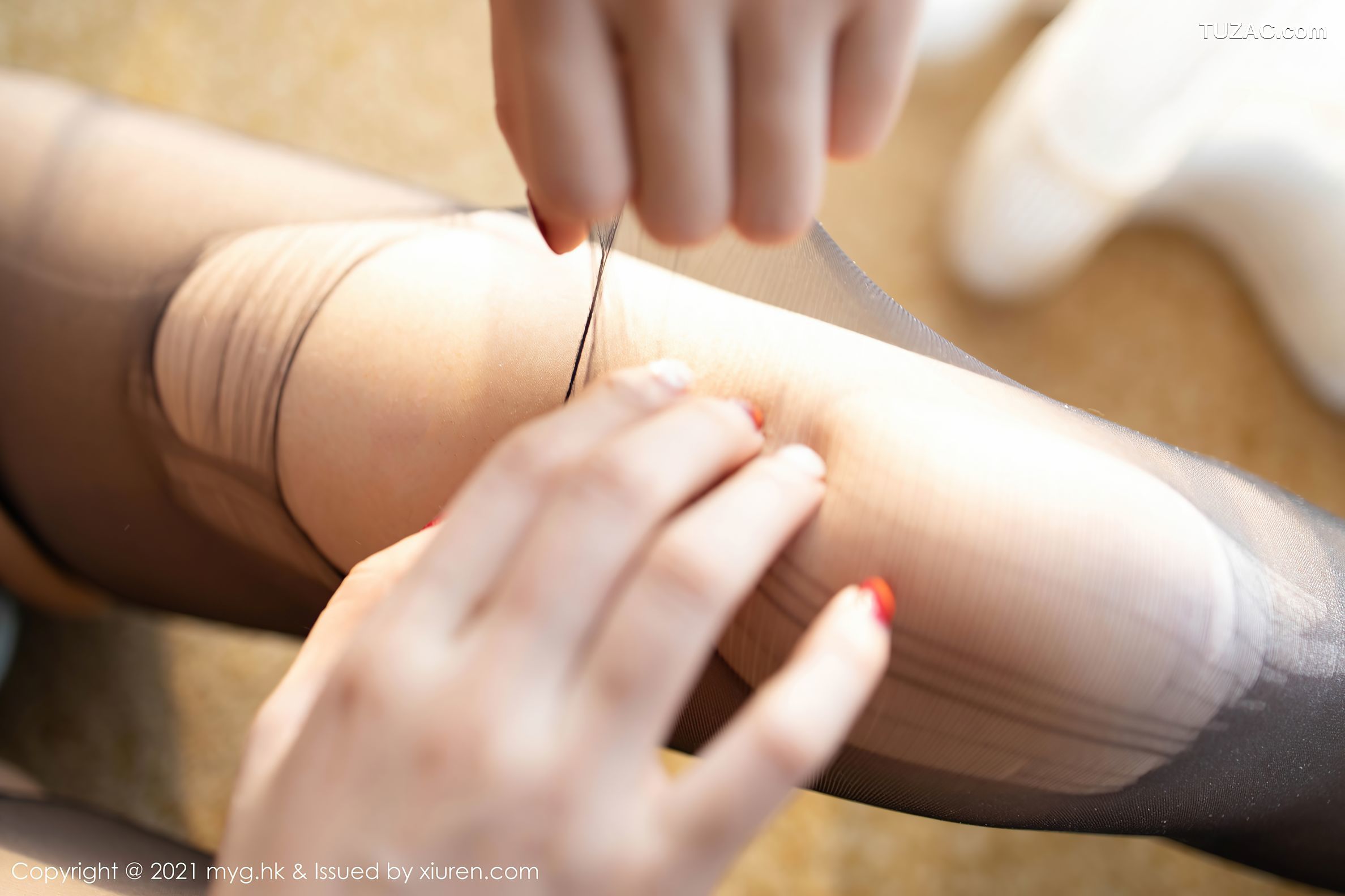 MyGirl美媛馆-484-绮里嘉-性感内衣黑丝裤袜-2021.01.26