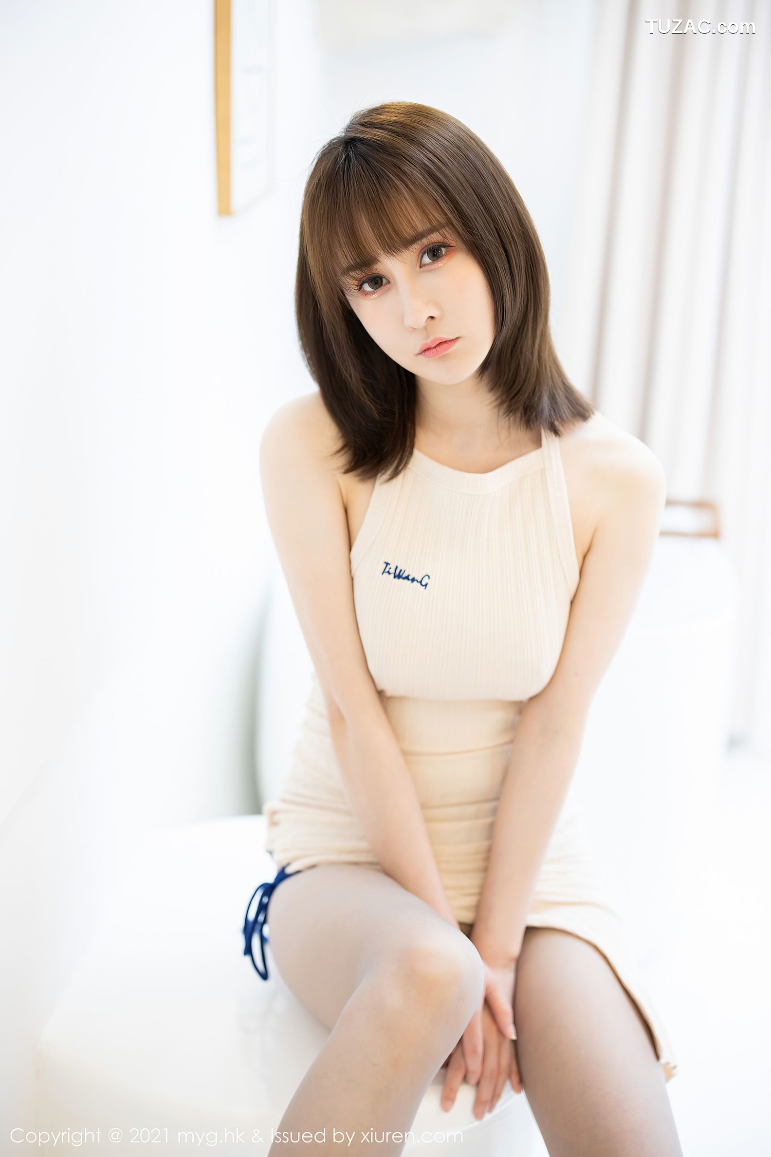 MyGirl美媛馆-524-蔡文钰-床上大尺度全脱火辣身材-2021.05.20