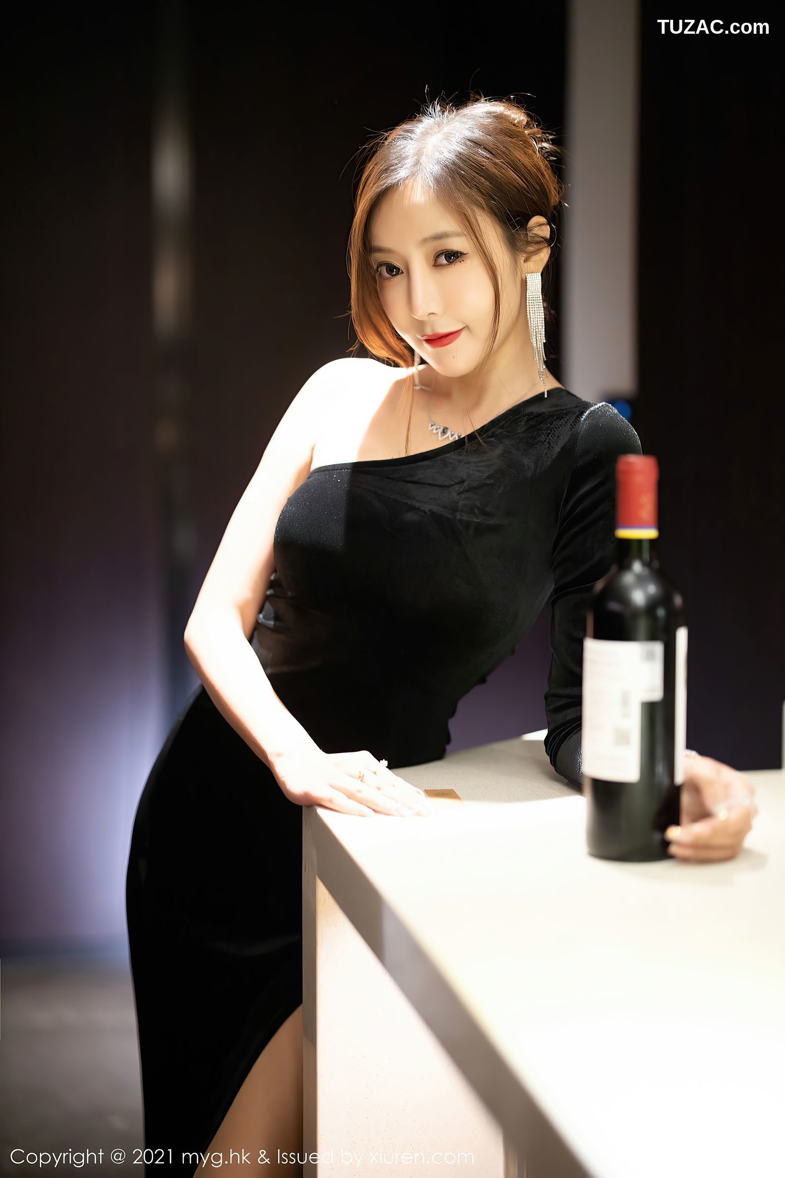 MyGirl美媛馆-538-王馨瑶Yanni-江浙沪旅拍黑色晚礼服-2021.06.12