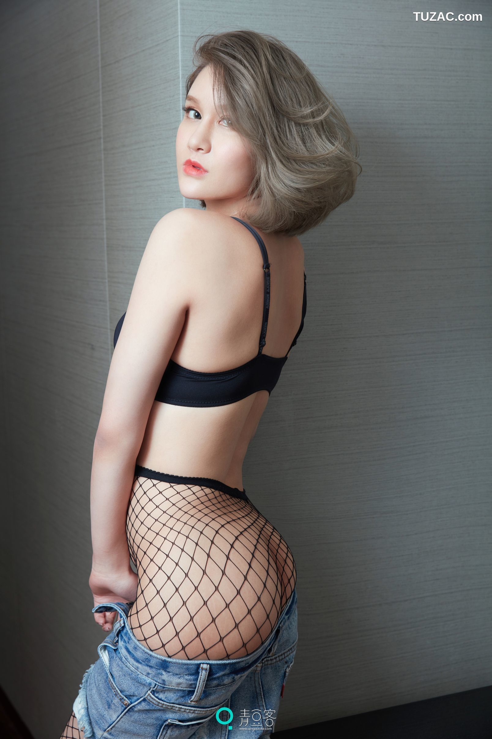 Qingdouke青豆客-MARY-白衬衫-性感泳装-2017.05.17