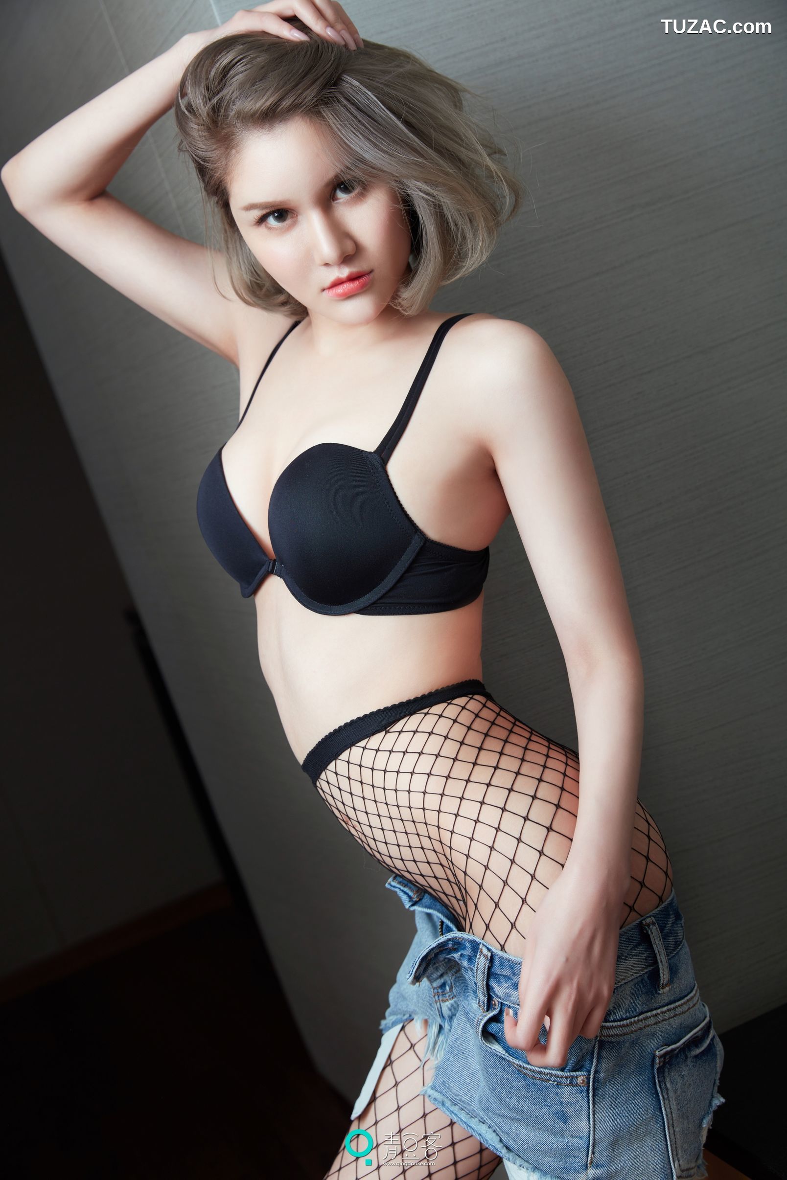 Qingdouke青豆客-MARY-白衬衫-性感泳装-2017.05.17