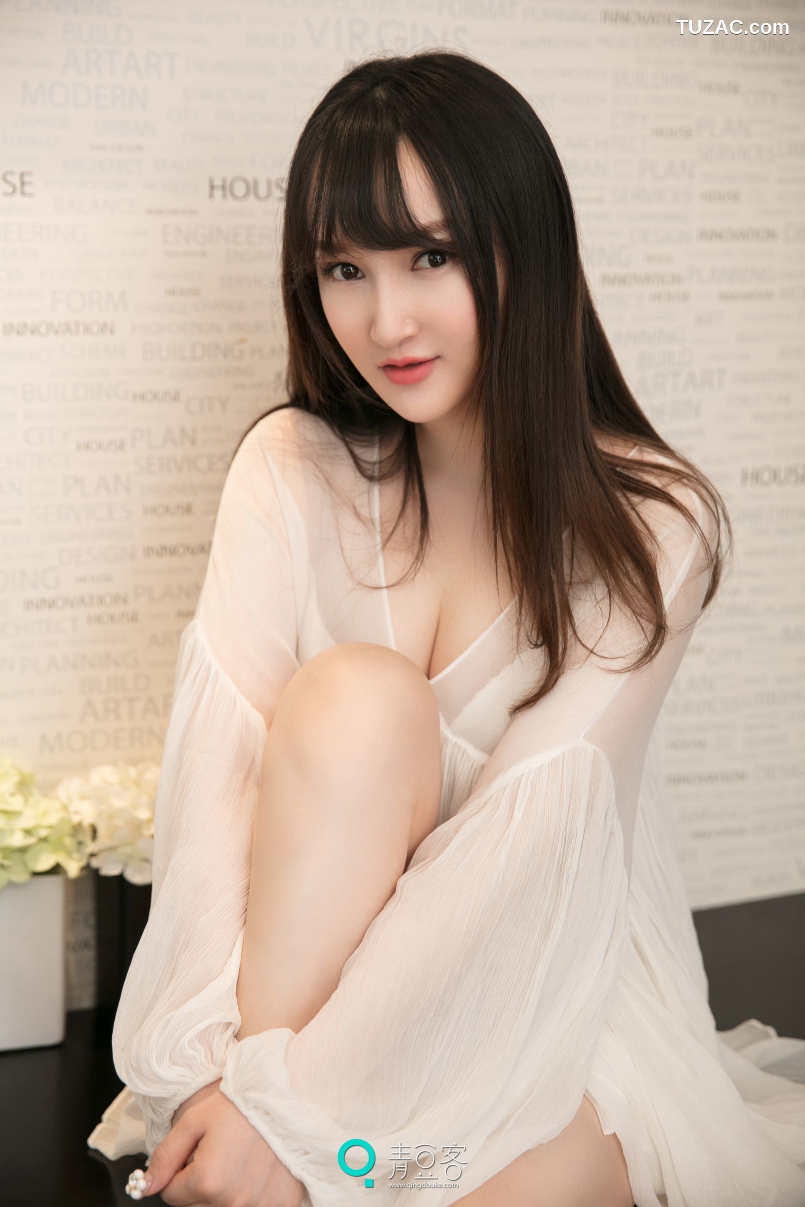 Qingdouke青豆客-吴娇-透视装-女仆-内衣-2017.06.20