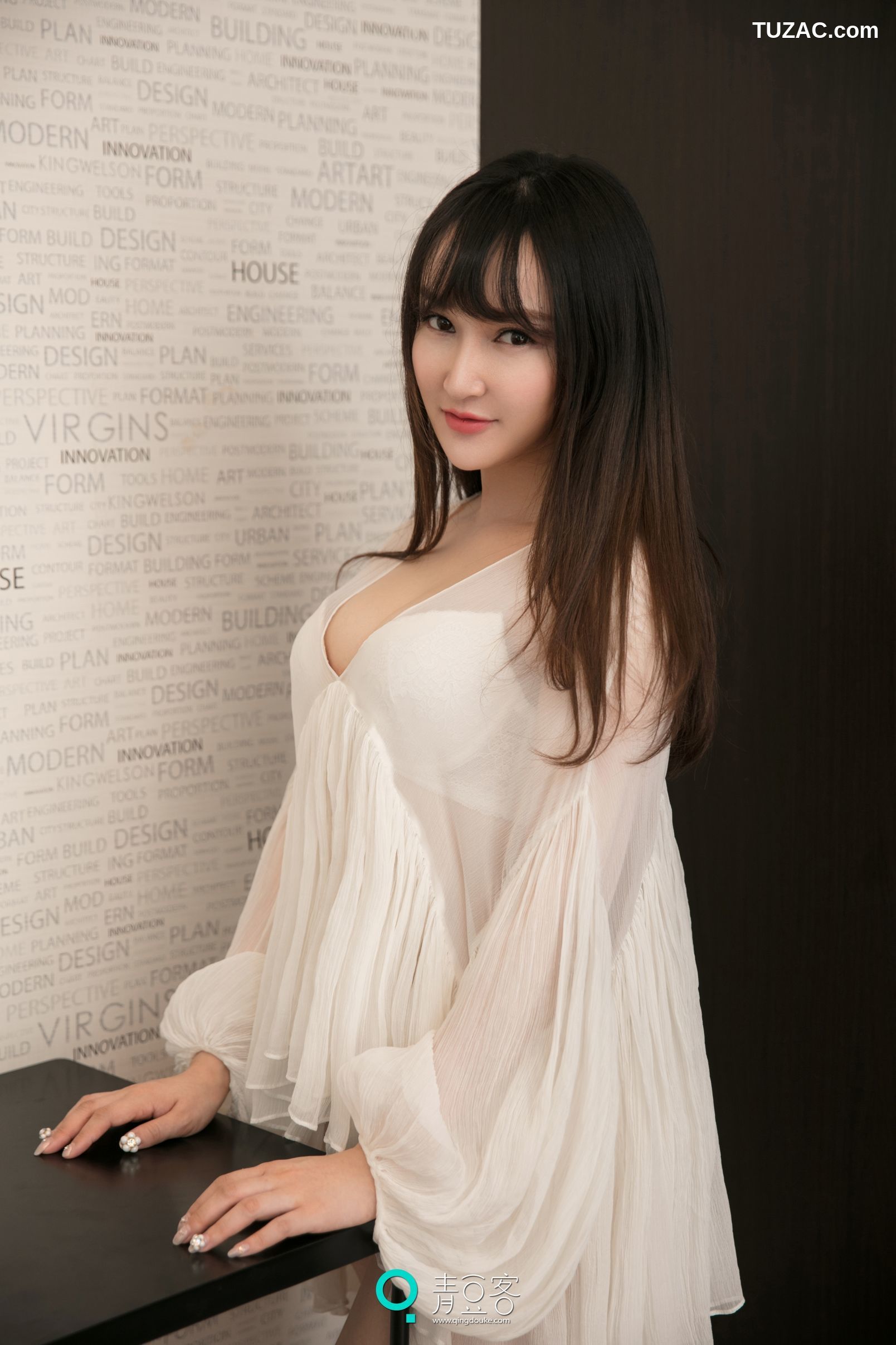 Qingdouke青豆客-吴娇-透视装-女仆-内衣-2017.06.20