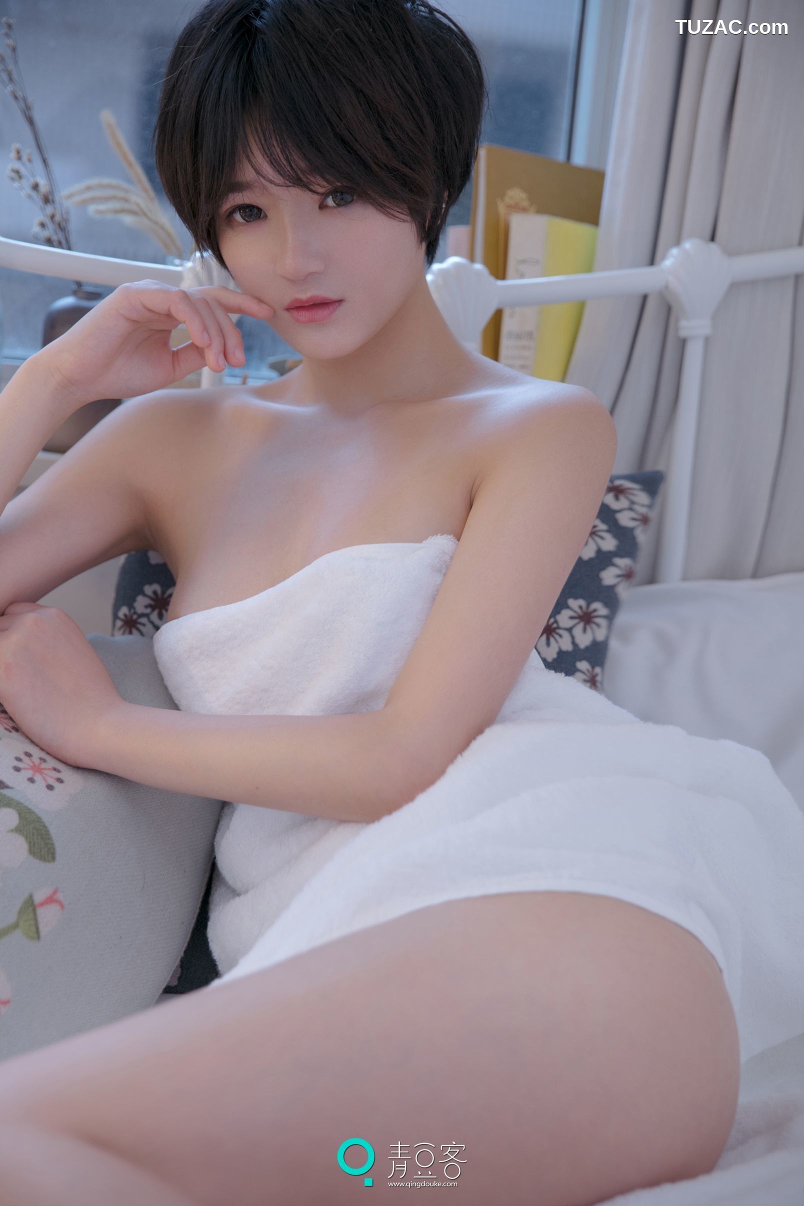 Qingdouke青豆客-悦爷-短发翘臀嫩模-2017.10.06