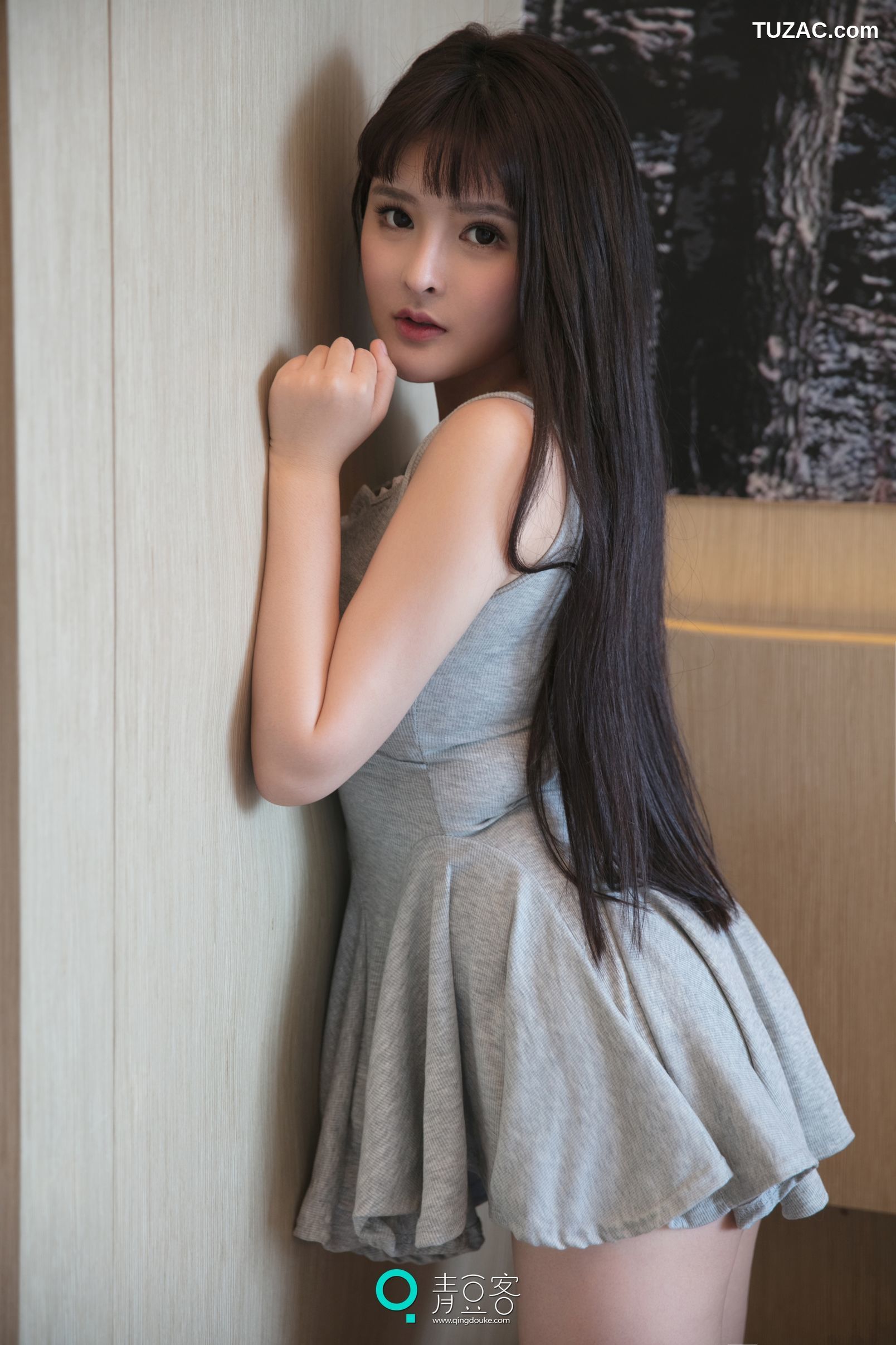 Qingdouke青豆客-杨漫妮-美胸睡衣-2017.07.16