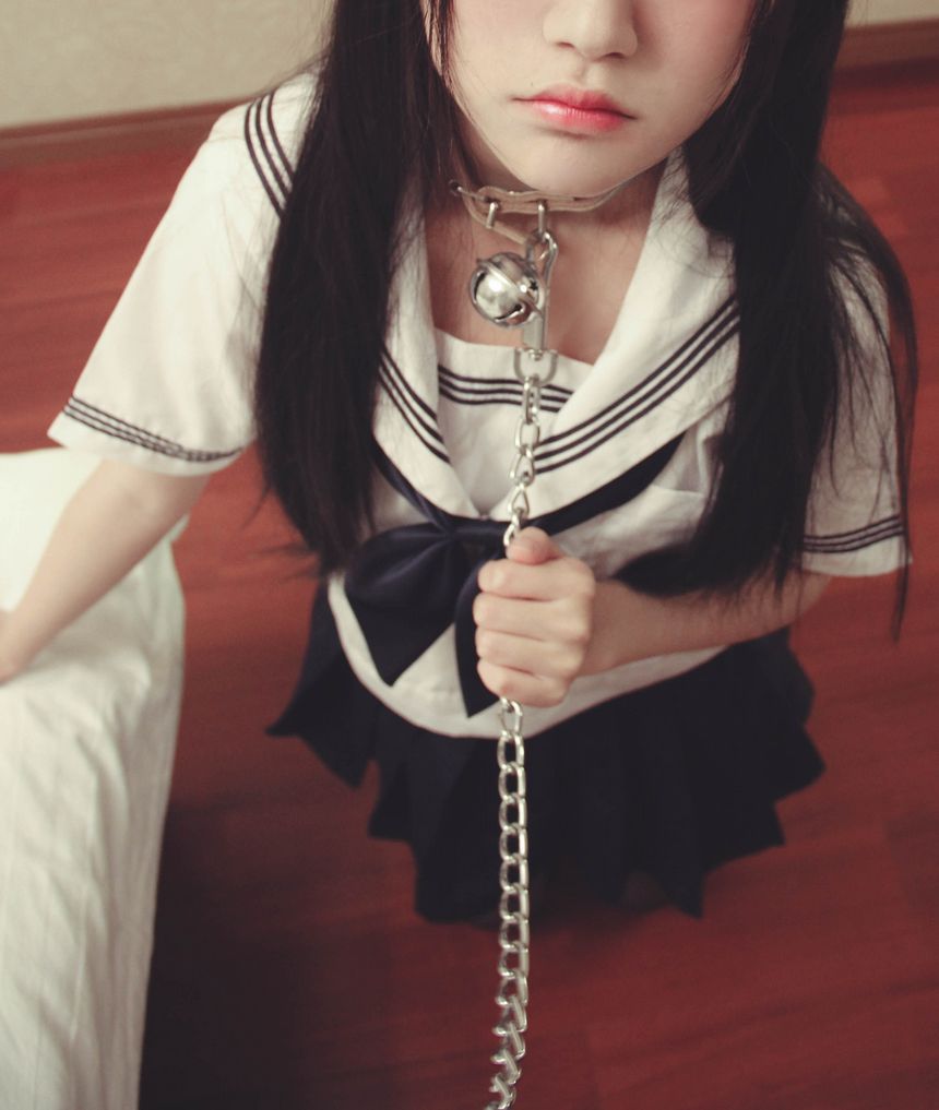 团子VIP会员套图系列-JK黑脚少女无圣光套图[70P]