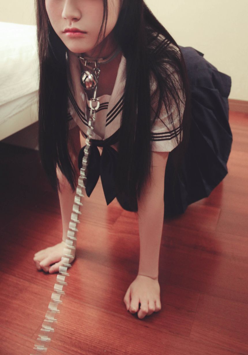 团子VIP会员套图系列-JK黑脚少女无圣光套图[70P]