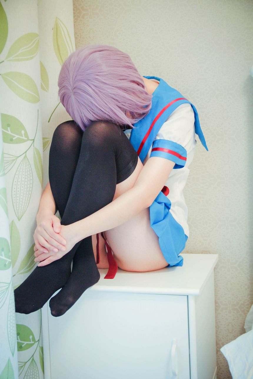 团子VIP会员套图系列-有希少女无圣光套图[50P]