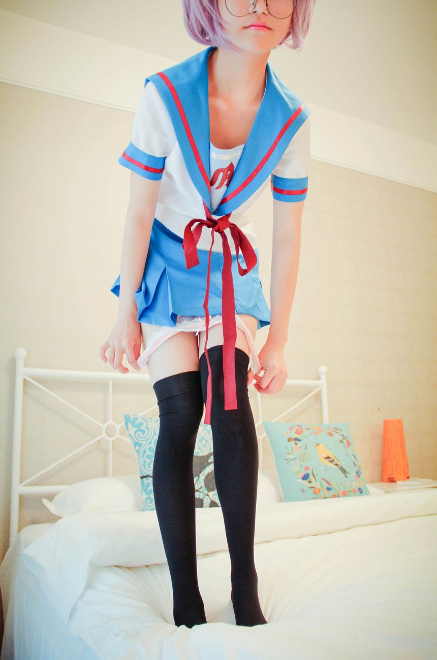 团子VIP会员套图系列-有希少女无圣光套图[50P]