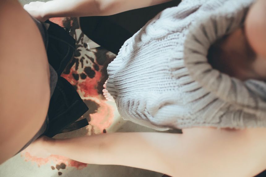 团子最新作品VIP会员套图系列-毛衣少女[81P]