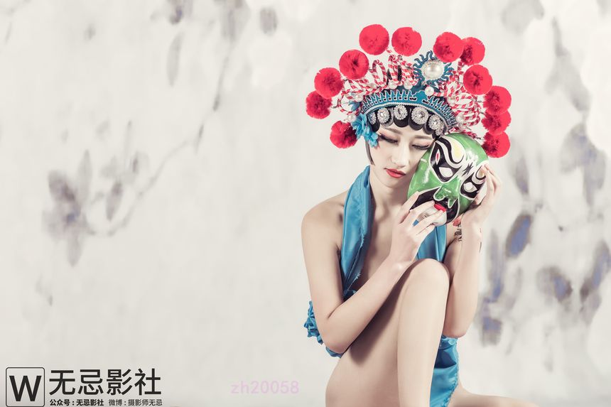 无忌影社出品春节特辑京剧脸谱无圣光套图[67P]