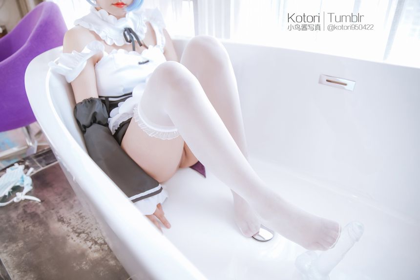 极品嫩妹福利姬小鸟酱星奈奈COS蕾姆无圣光套图[64P]